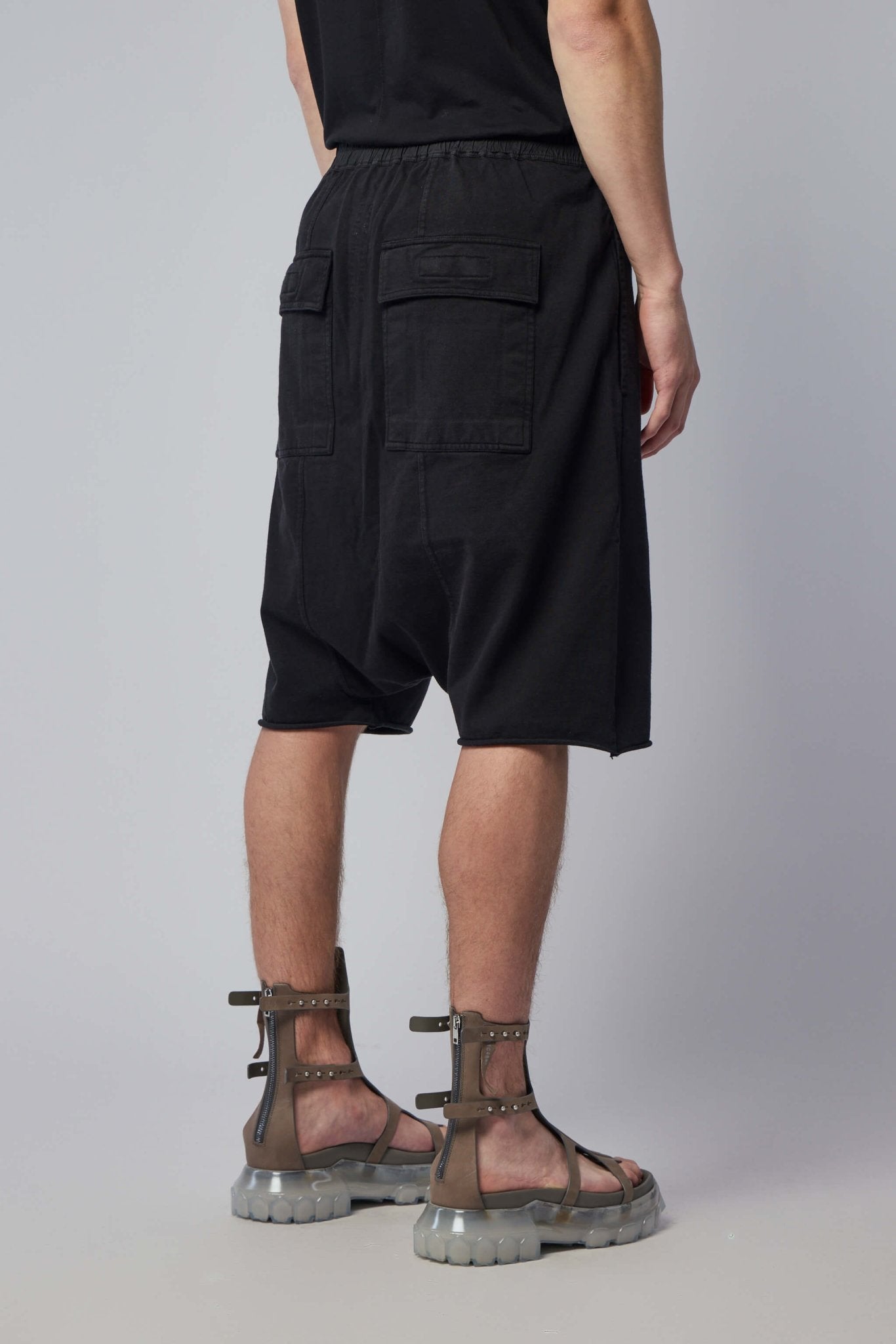 Rick Owens Cargo Pants - Drawstring Cropped Woven – LABELS
