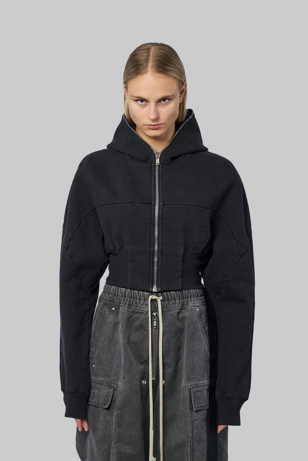 Rick Owens DRKSHDW - Felpa - Collage Gimp Hoodie - LABELS