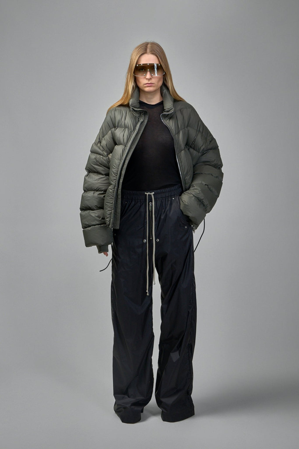 Rick Owens DRKSHDW - Geth Belas Wide Leg Trousers - LABELS
