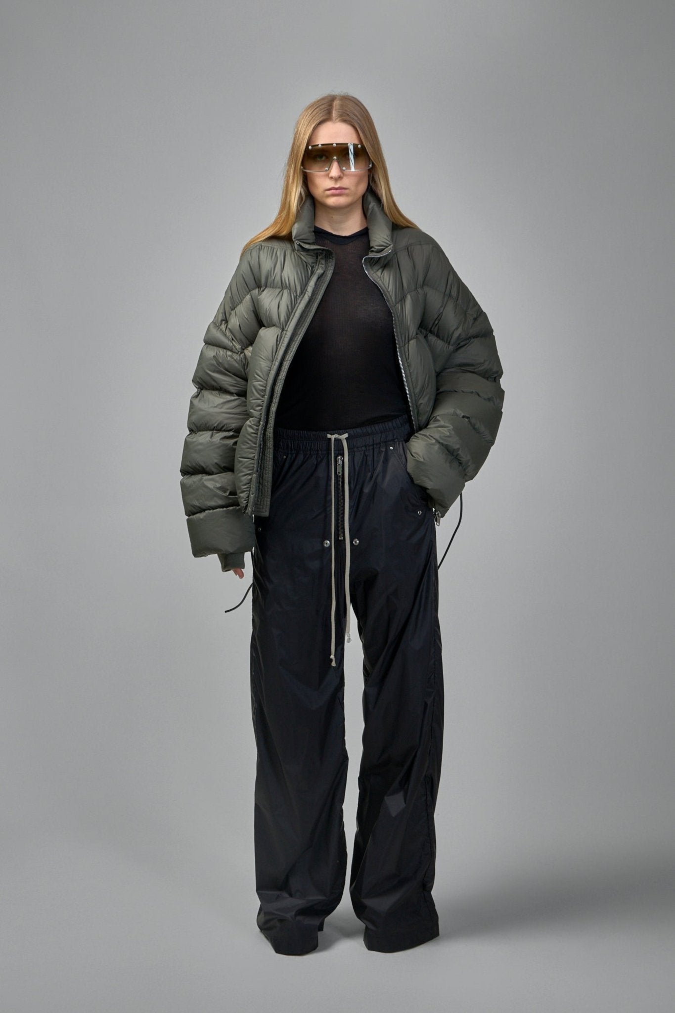 Rick Owens DRKSHDW - Geth Belas Wide Leg Trousers - LABELS