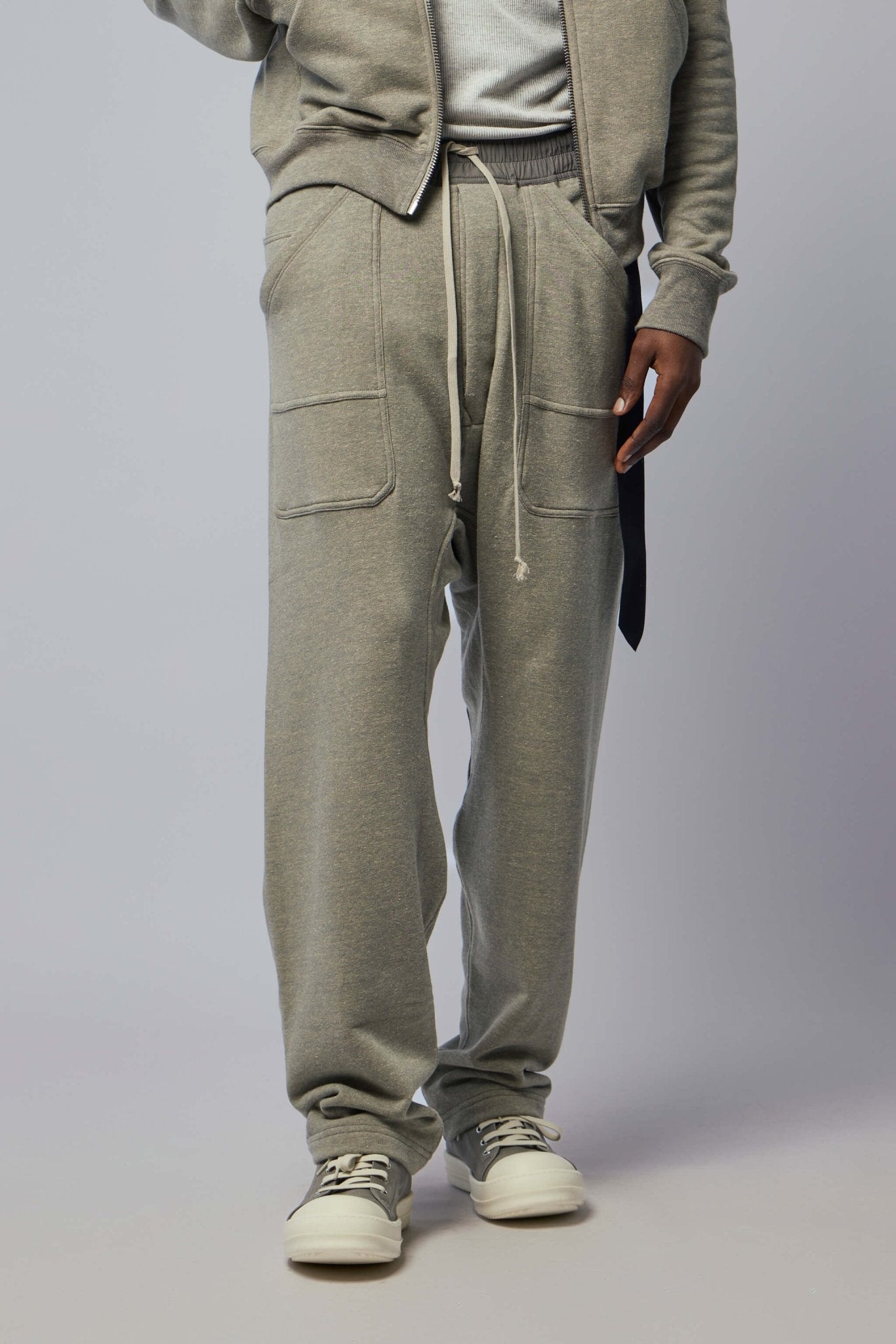 Rick Owens DRKSHDW - Knit Sweat Pants - Classic Cargo Drawstring - LABELS