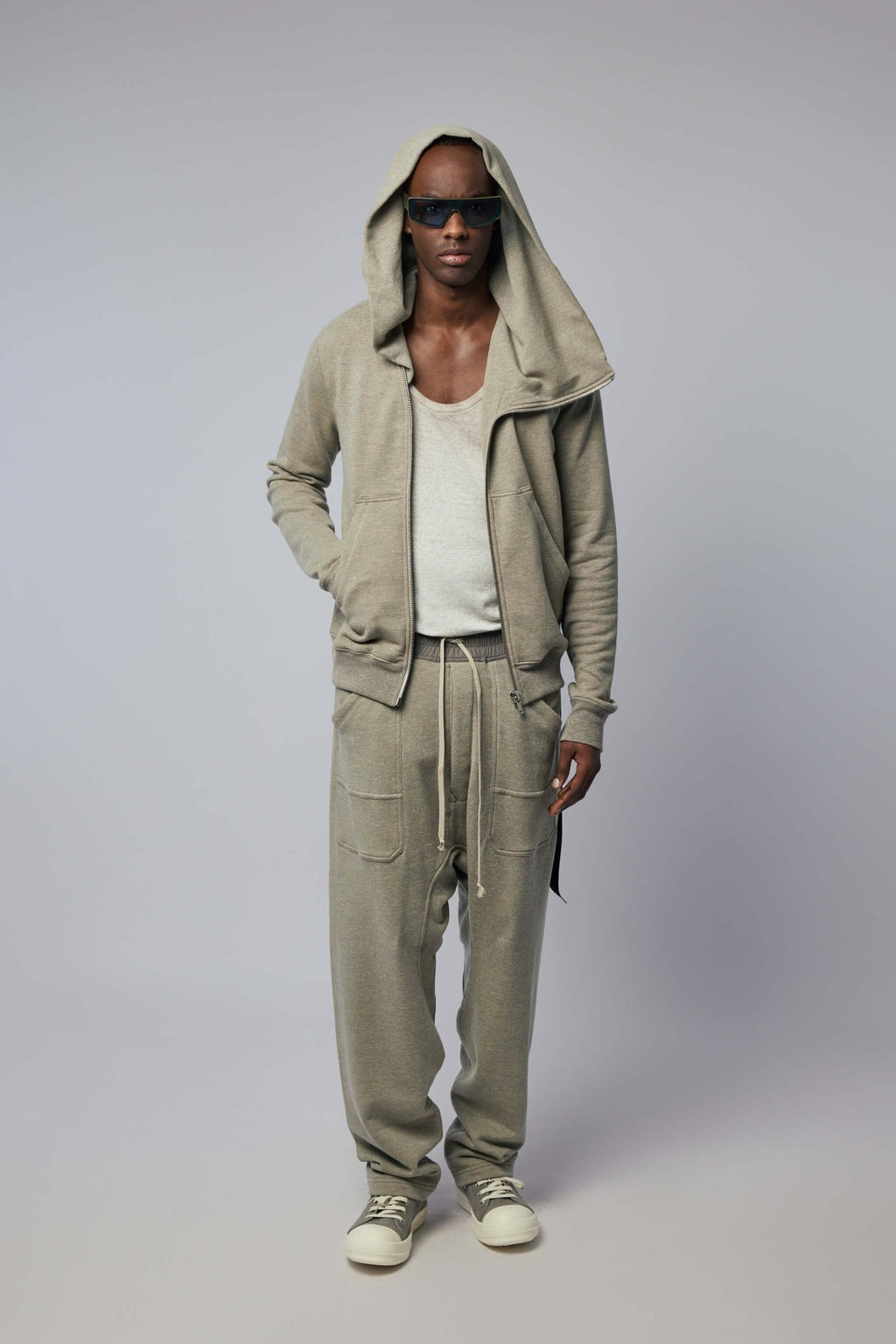 Rick Owens DRKSHDW - Knit Sweat Pants - Classic Cargo Drawstring - LABELS