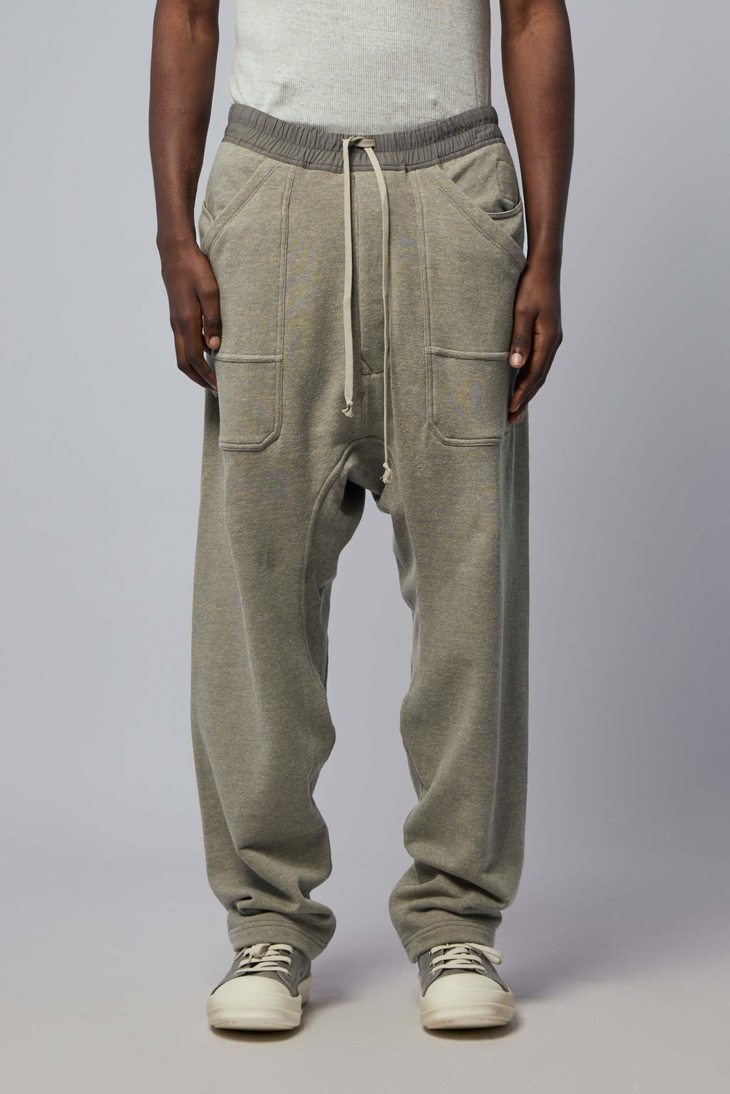 Rick Owens DRKSHDW - Knit Sweat Pants - Classic Cargo Drawstring - LABELS