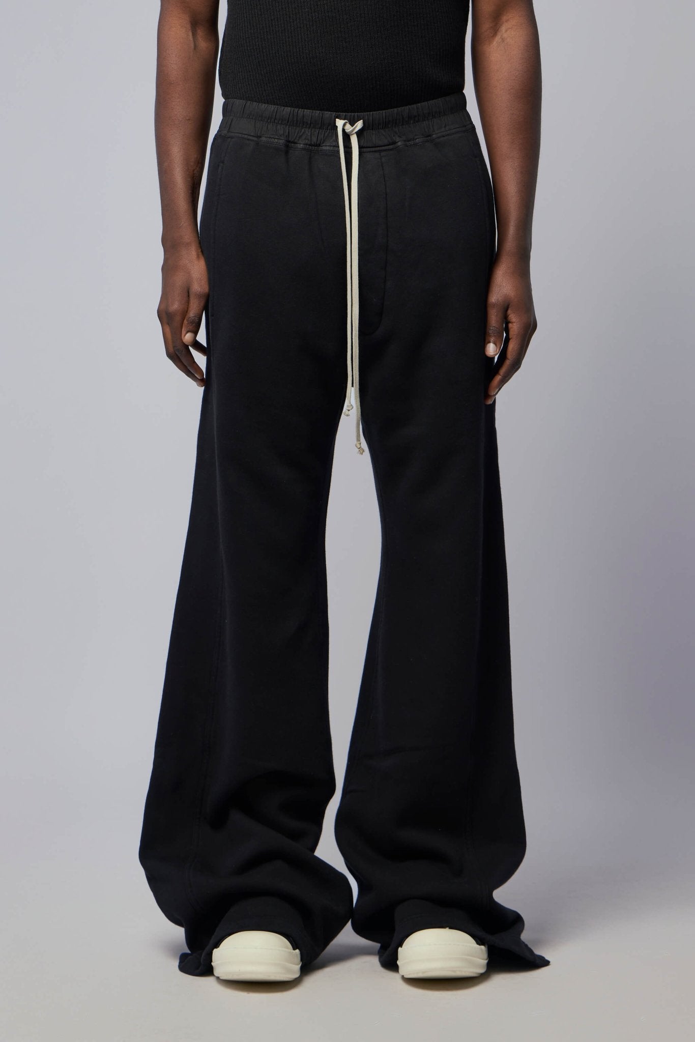 Rick Owens DRKSHDW - Knit Sweat Pants - Wide Pusher Pants - LABELS