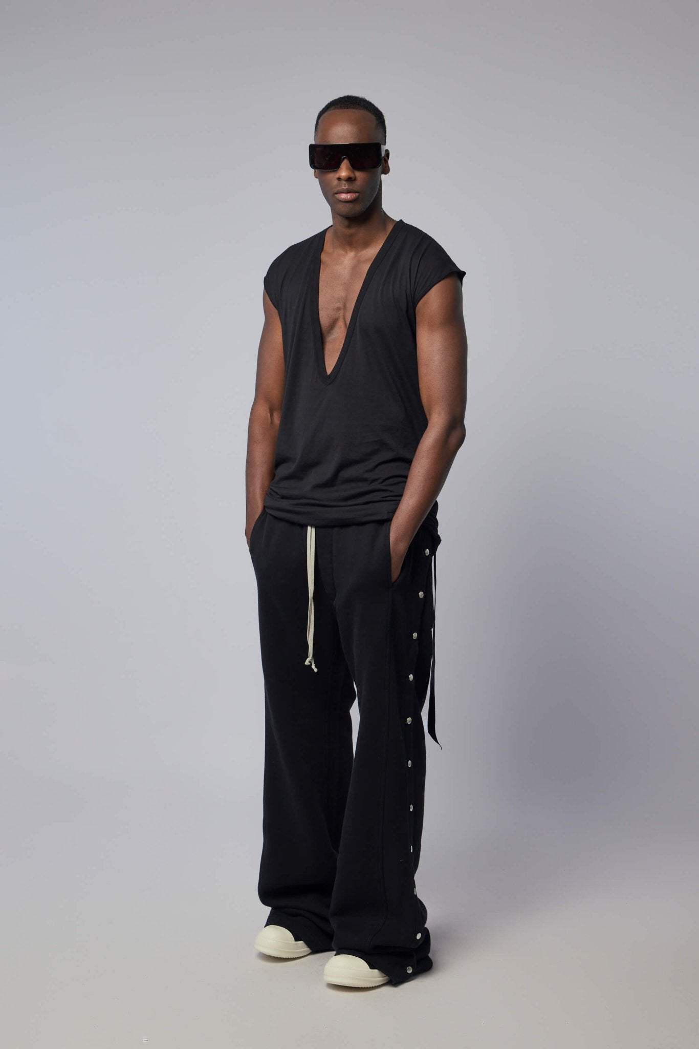 Rick Owens DRKSHDW Wide-Leg Pants - Knit Sweat – LABELS