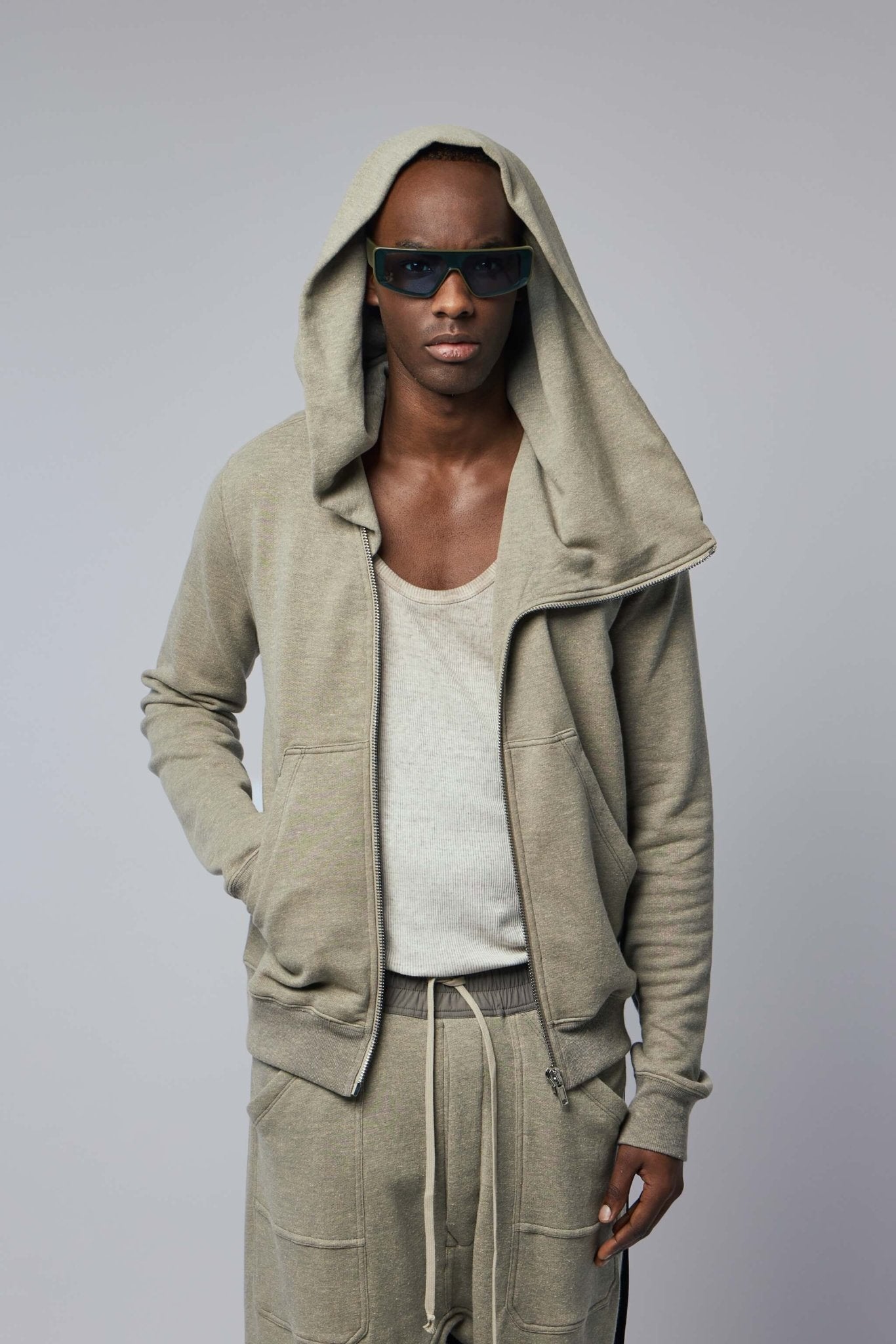 Rick Owens DRKSHDW - Knit Sweatshirt - Mountain Hoodie - LABELS