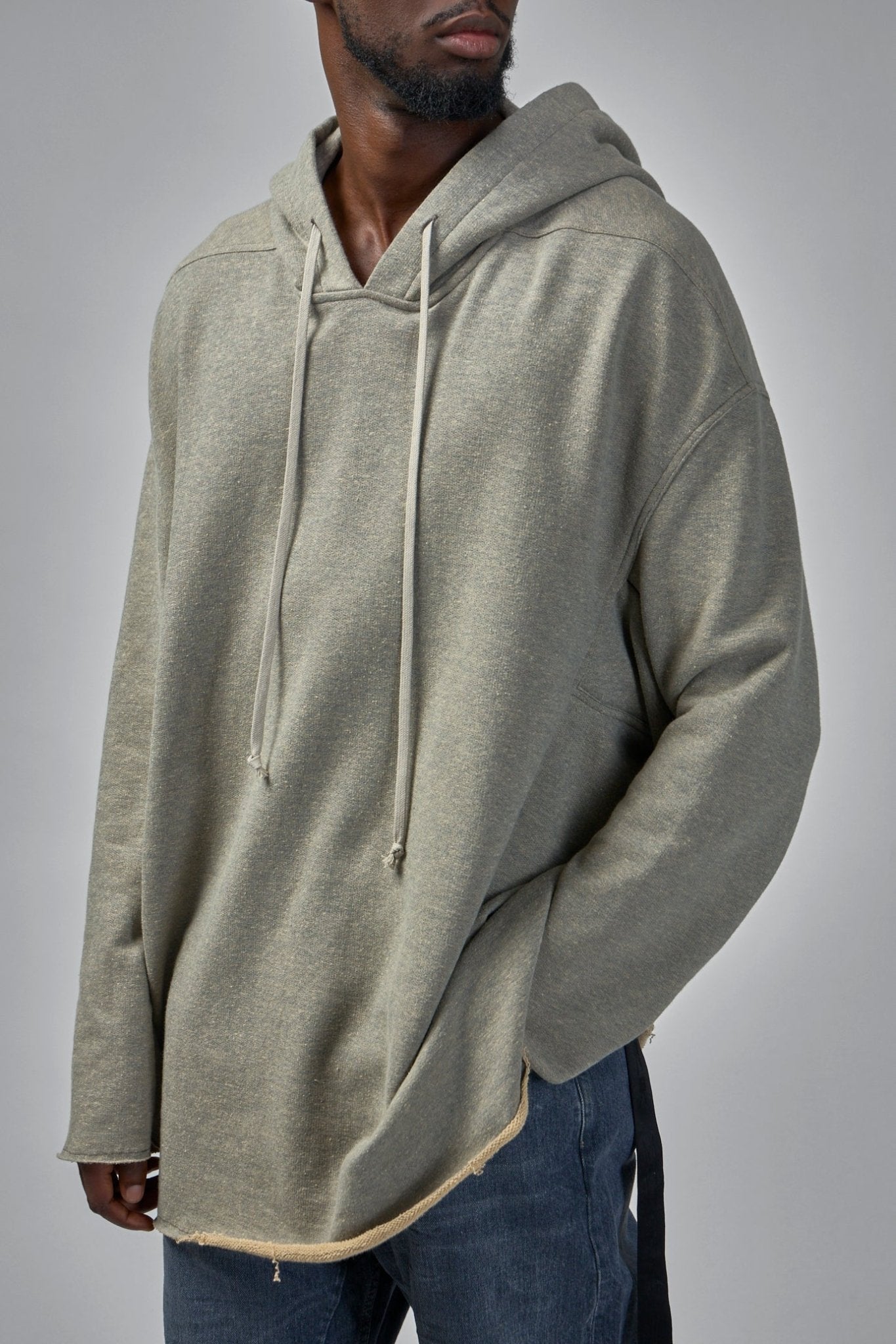 Rick Owens DRKSHDW - Knit Sweatshirt Peter Hoodie - LABELS