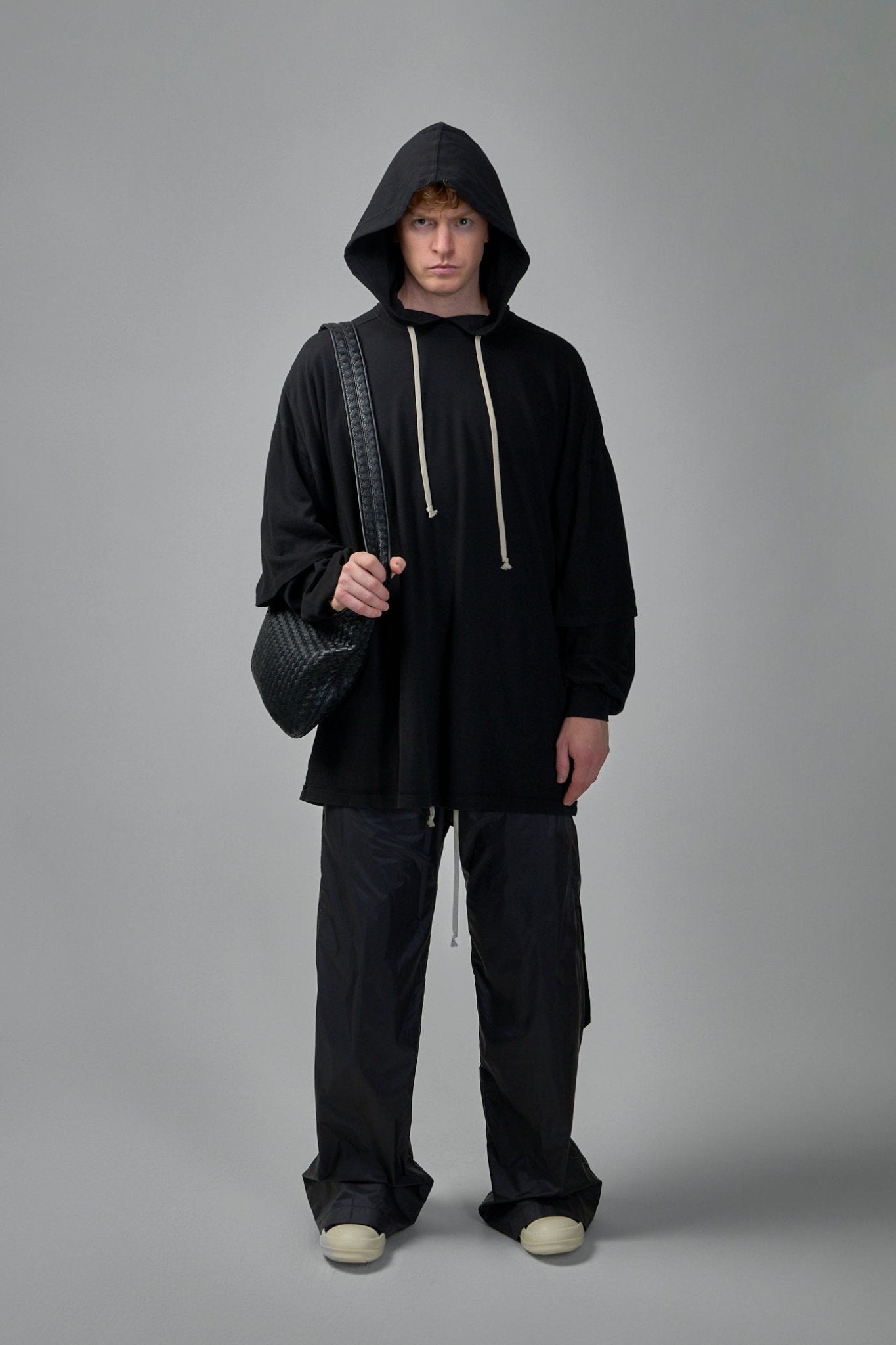 Rick Owens DRKSHDW - Knit Sweatshirt Tommy Hustler Hoodie - LABELS