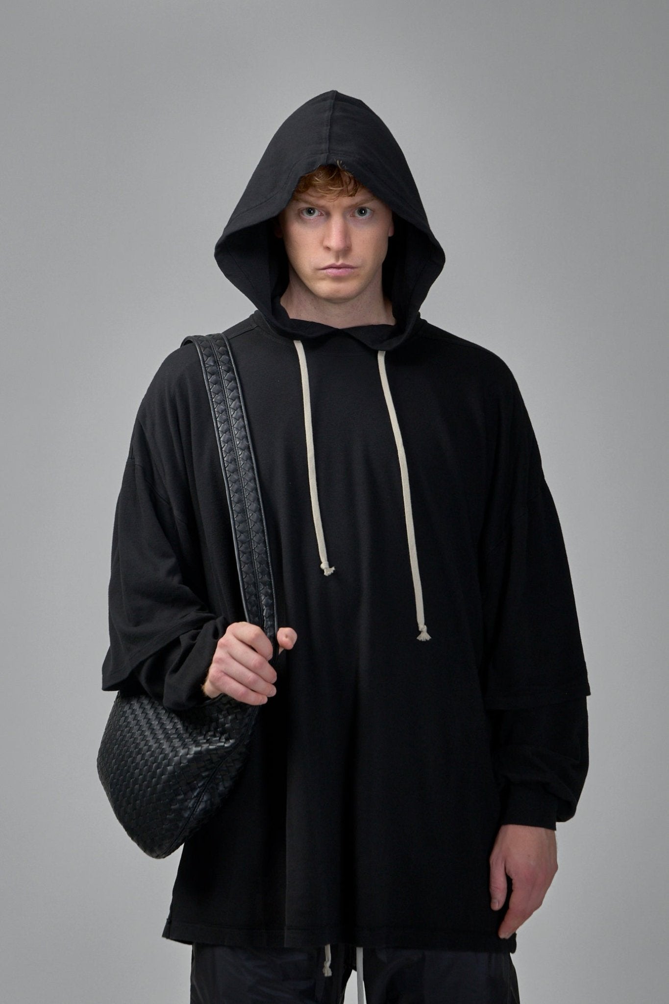 Rick Owens DRKSHDW - Knit Sweatshirt Tommy Hustler Hoodie - LABELS