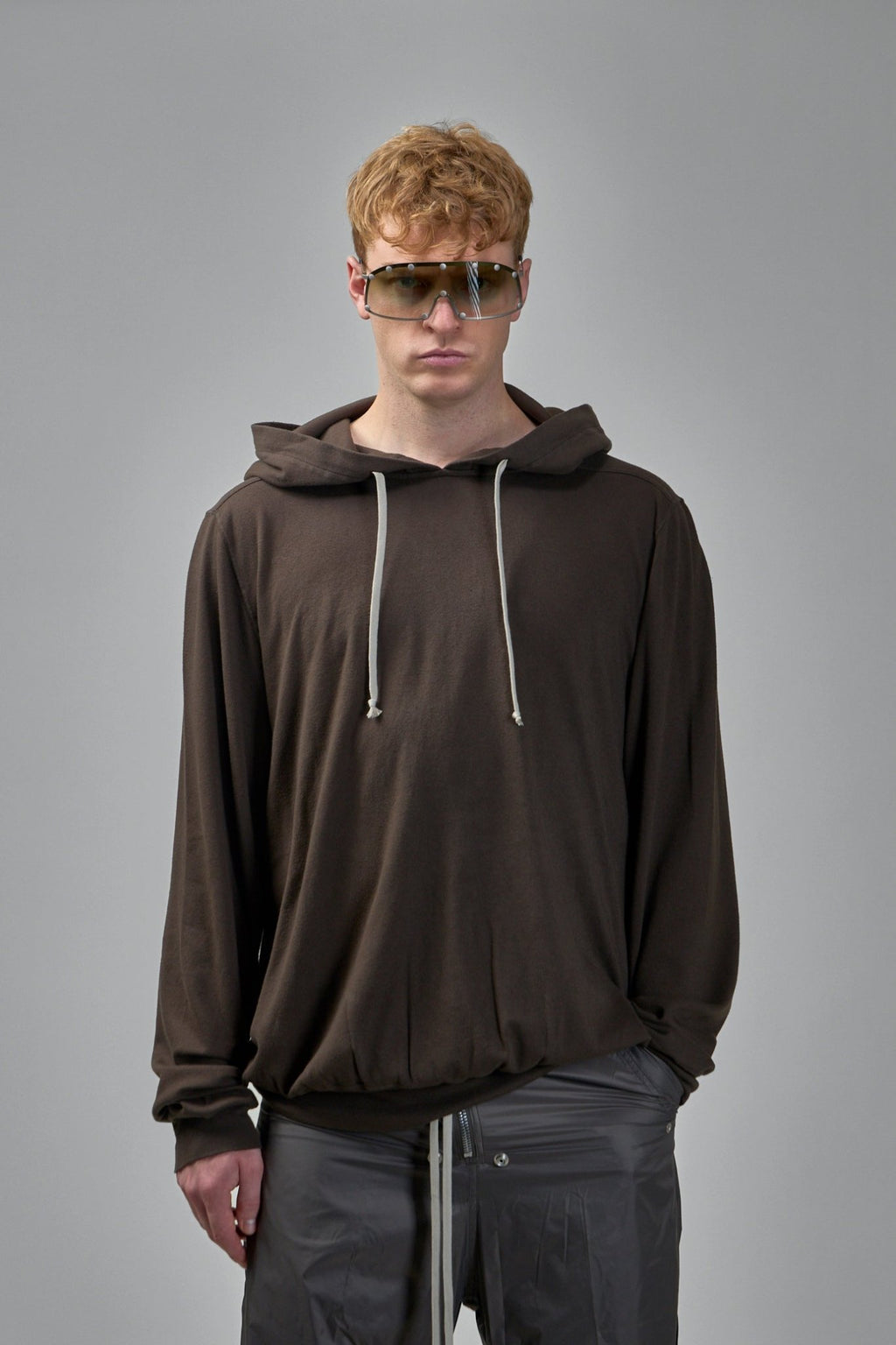 Rick Owens DRKSHDW - Knit T-Shirt Oversized Hoodie - LABELS