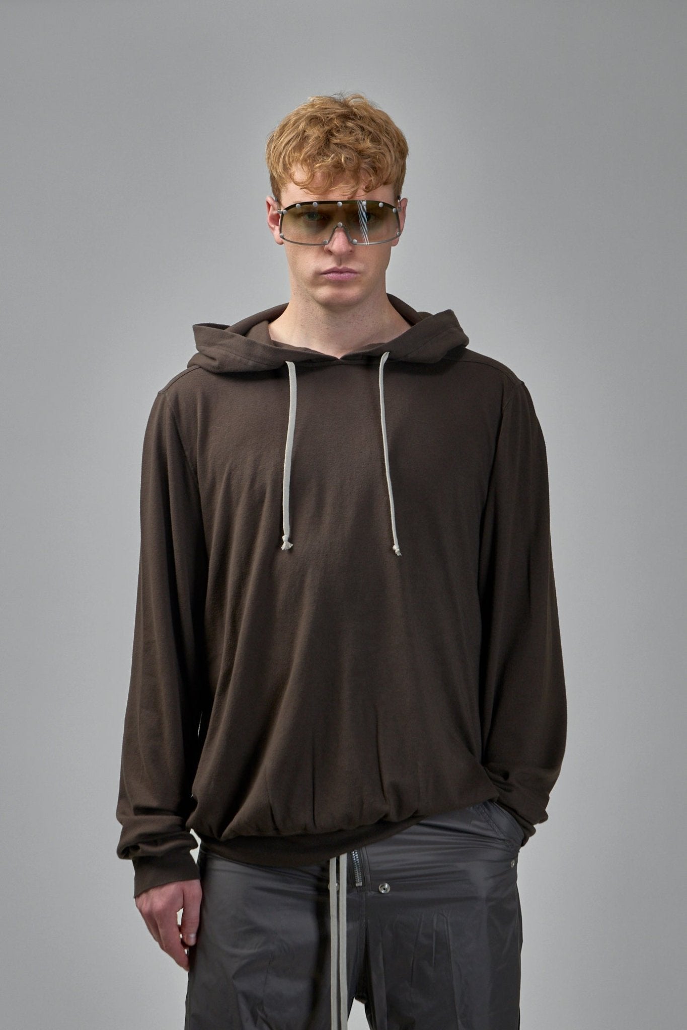 Rick Owens DRKSHDW - Knit T-Shirt Oversized Hoodie - LABELS