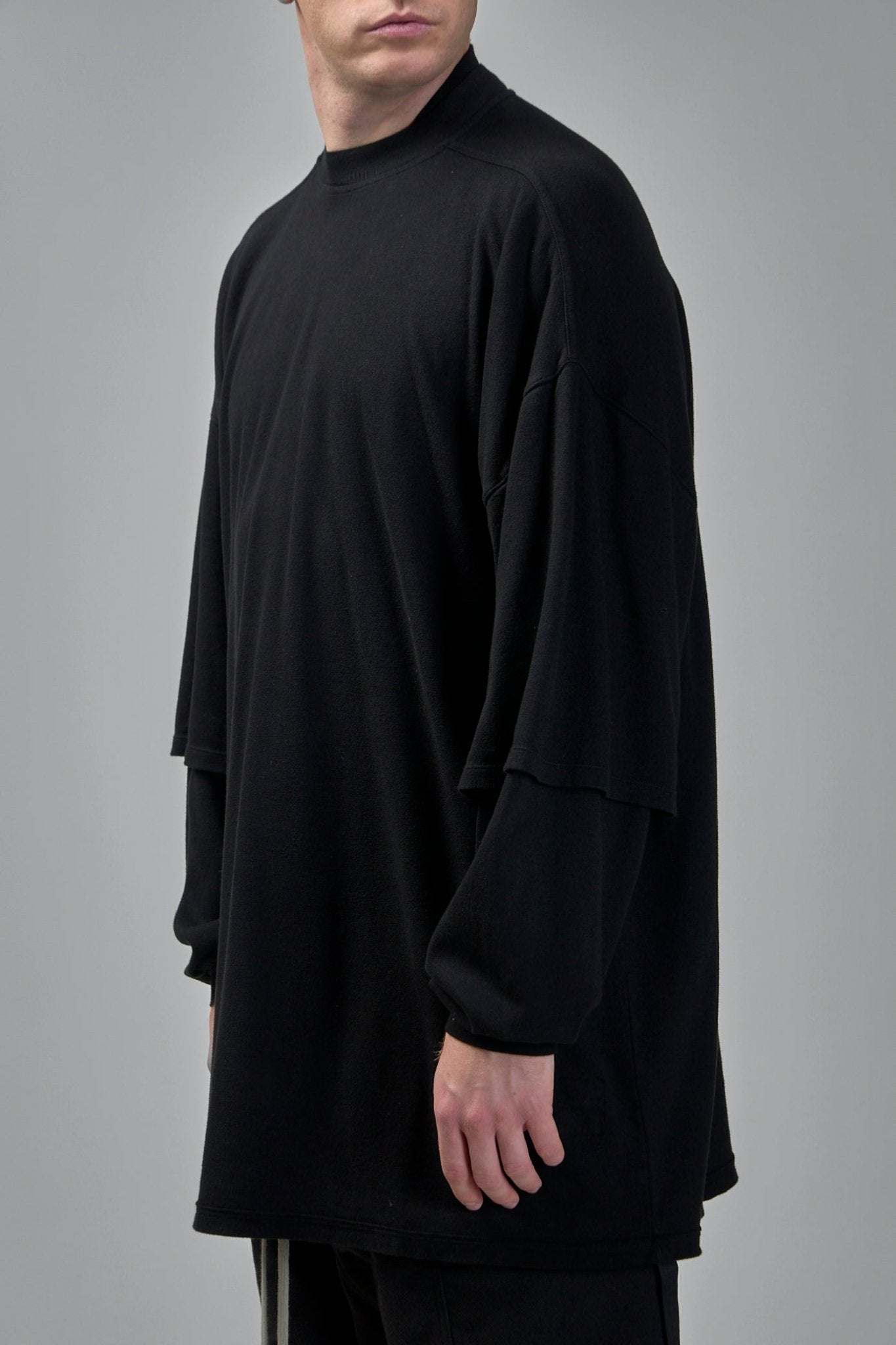 Rick Owens DRKSHDW - Knit T-Shirt Tommy Hustler Sweat - LABELS