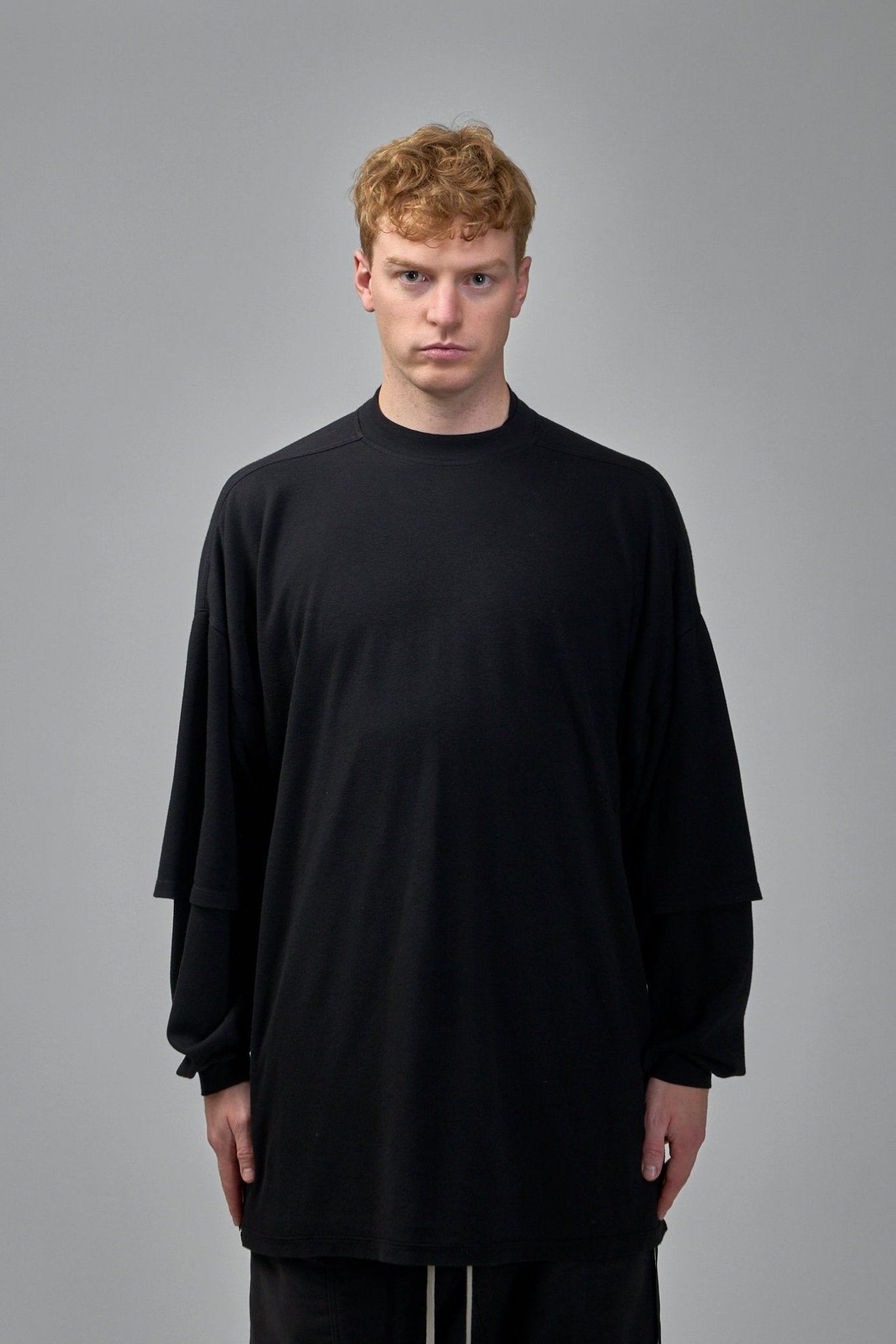 破格RICK OWENS DRKSHDW Hustler SWEAT サイズ S Rick Owens DRKSHDW Knit T-Shirt Tommy Hustler Sweat - LABELS