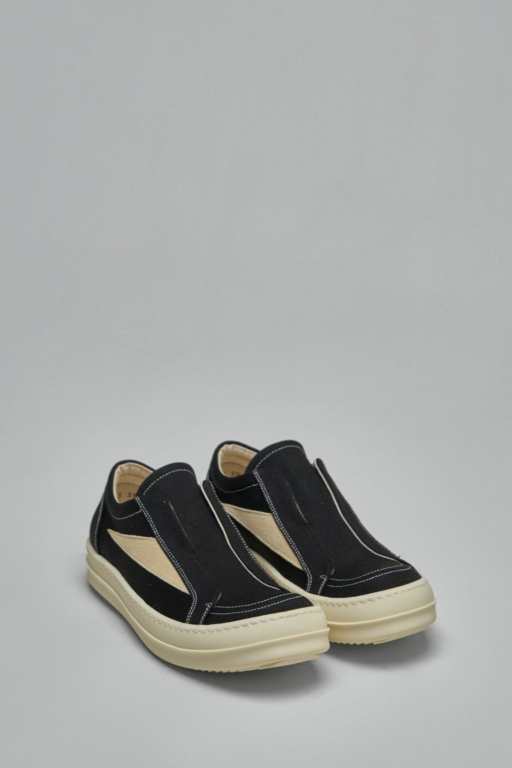 Rick Owens DRKSHDW - Overdyed Denim Suede Laceless Vintage Sneakers - LABELS