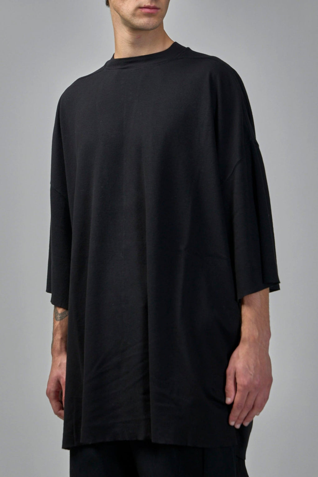 Rick Owens DRKSHDW - Oversized Brushed Organic Cotton Jersey T-Shirt - LABELS