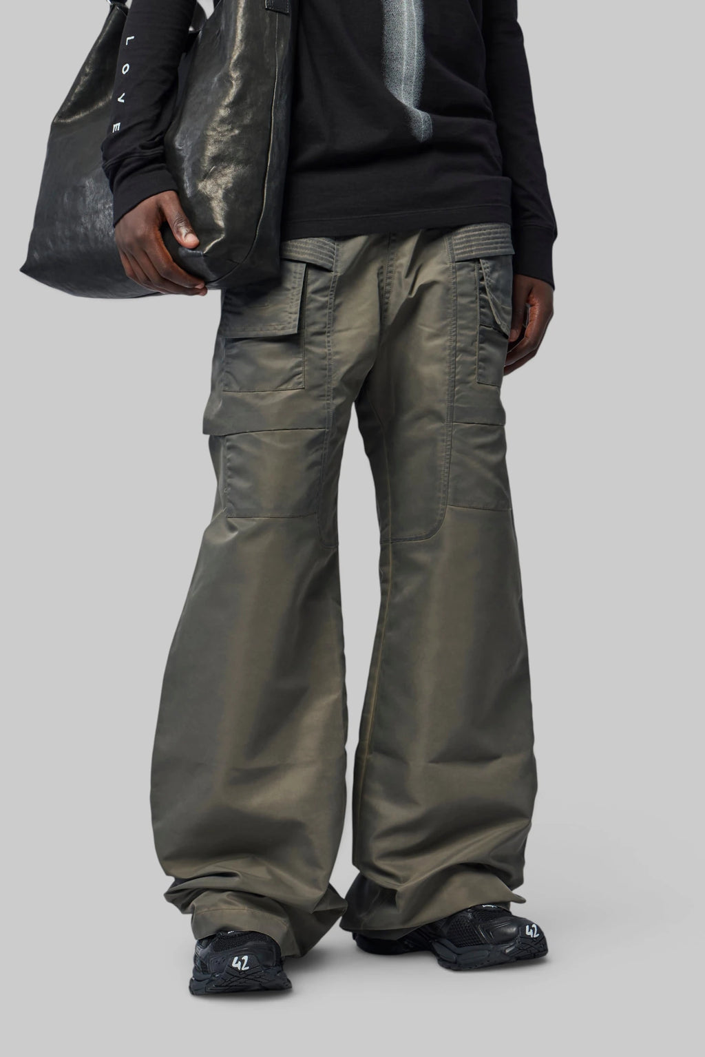 Rick Owens DRKSHDW - Pantaloni - Creatch Wide Cargo Drawstring - LABELS