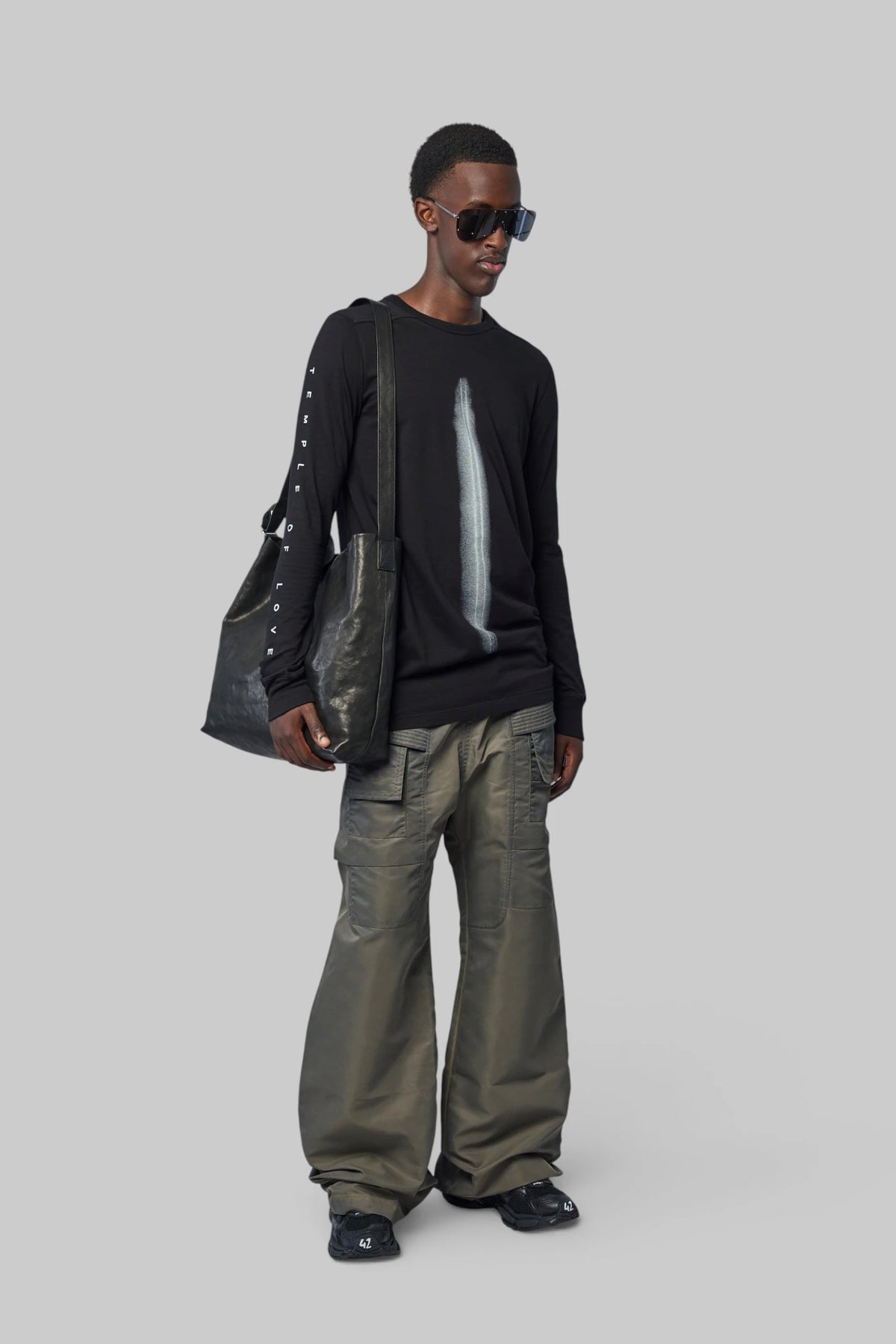 Rick Owens DRKSHDW - Pantaloni - Creatch Wide Cargo Drawstring - LABELS