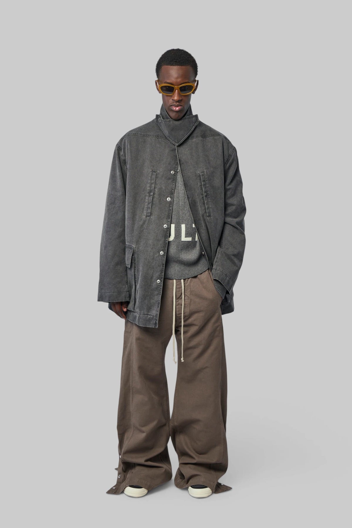 Rick Owens DRKSHDW - Pantaloni - Wide Pusher - LABELS