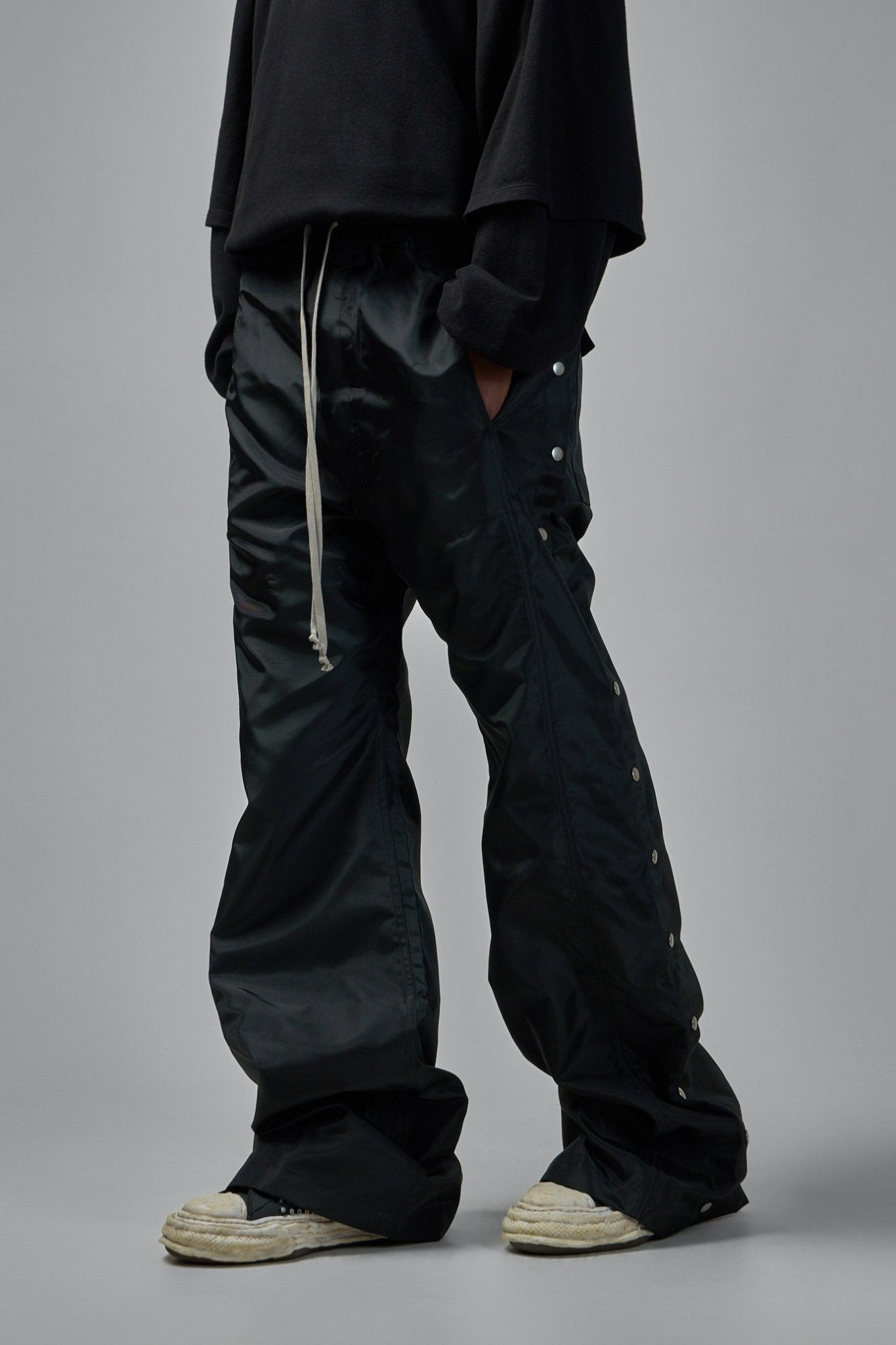 Rick Owens DRKSHDW Pusher Pants Woven Wide Leg - LABELS