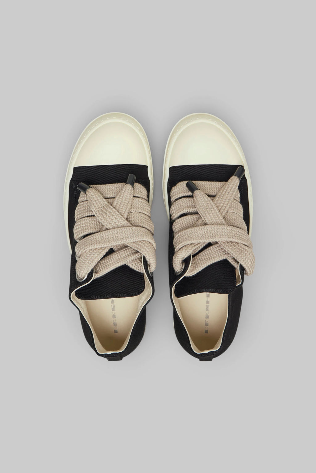 Rick Owens DRKSHDW - Scarpe In Denim - Jumbolace Low Sneaks - LABELS