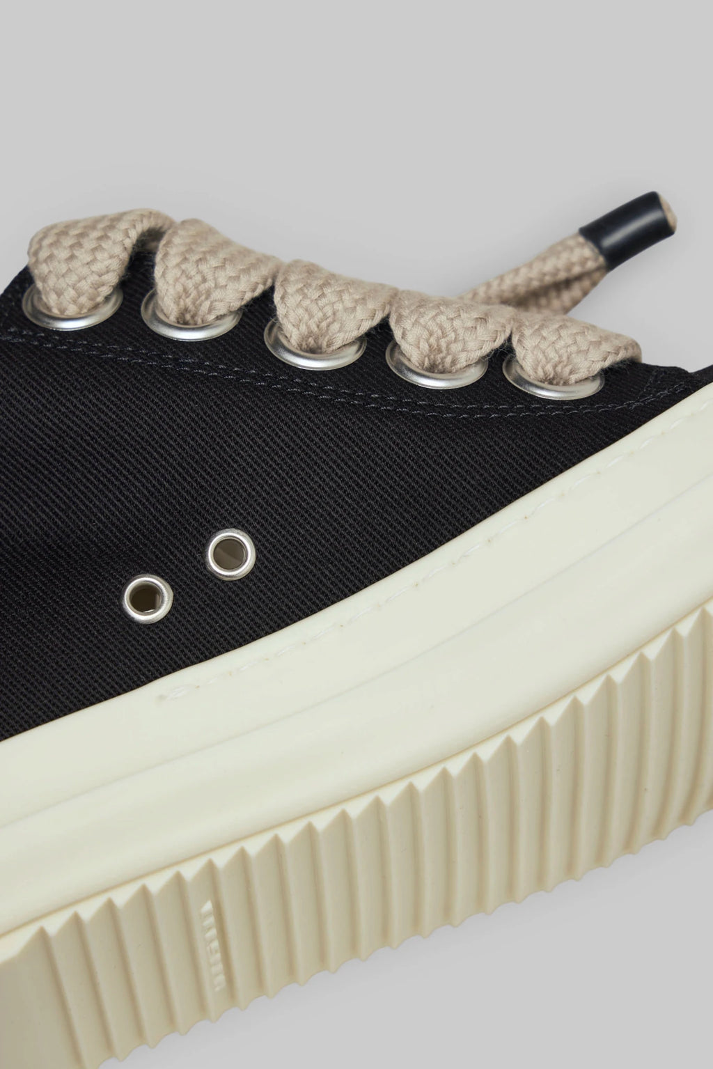 Rick Owens DRKSHDW - Scarpe In Denim - Jumbolace Low Sneaks - LABELS