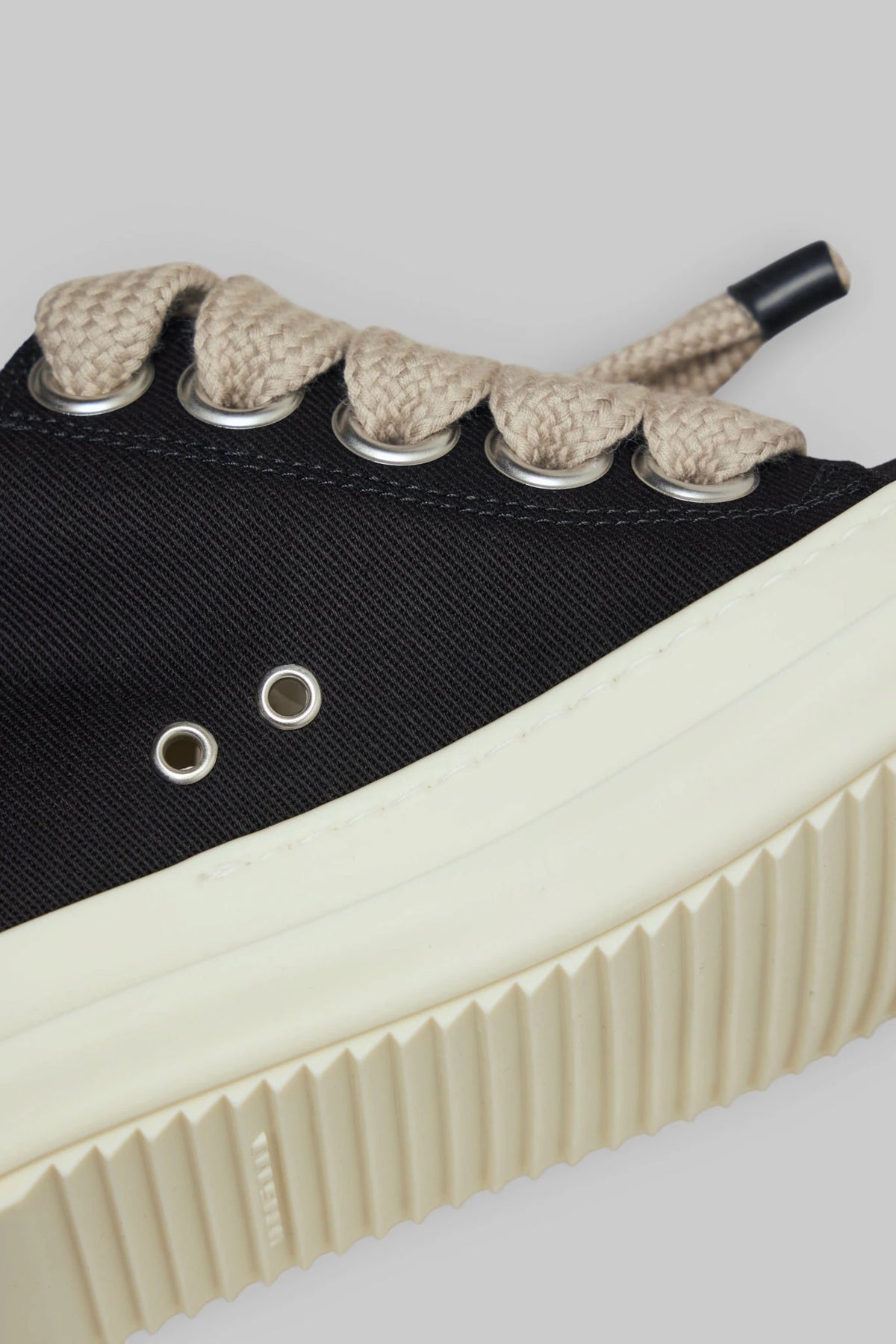 Rick Owens DRKSHDW - Scarpe In Denim - Jumbolace Low Sneaks - LABELS