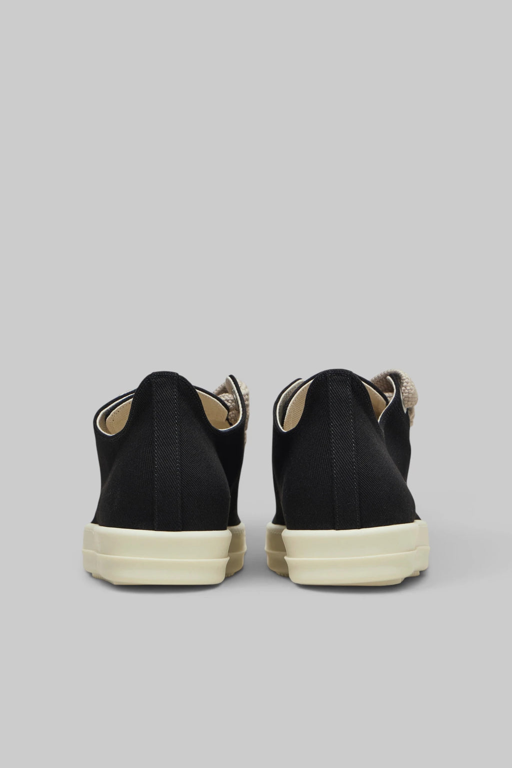 Rick Owens DRKSHDW - Scarpe In Denim - Jumbolace Low Sneaks - LABELS