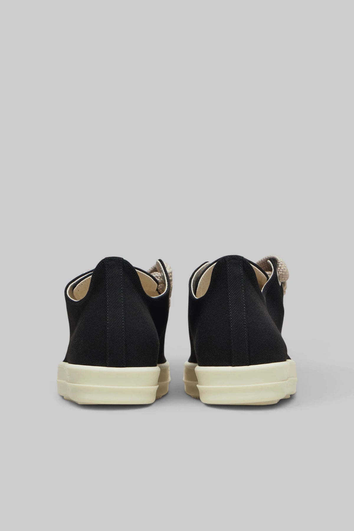 Rick Owens DRKSHDW - Scarpe In Denim - Jumbolace Low Sneaks - LABELS