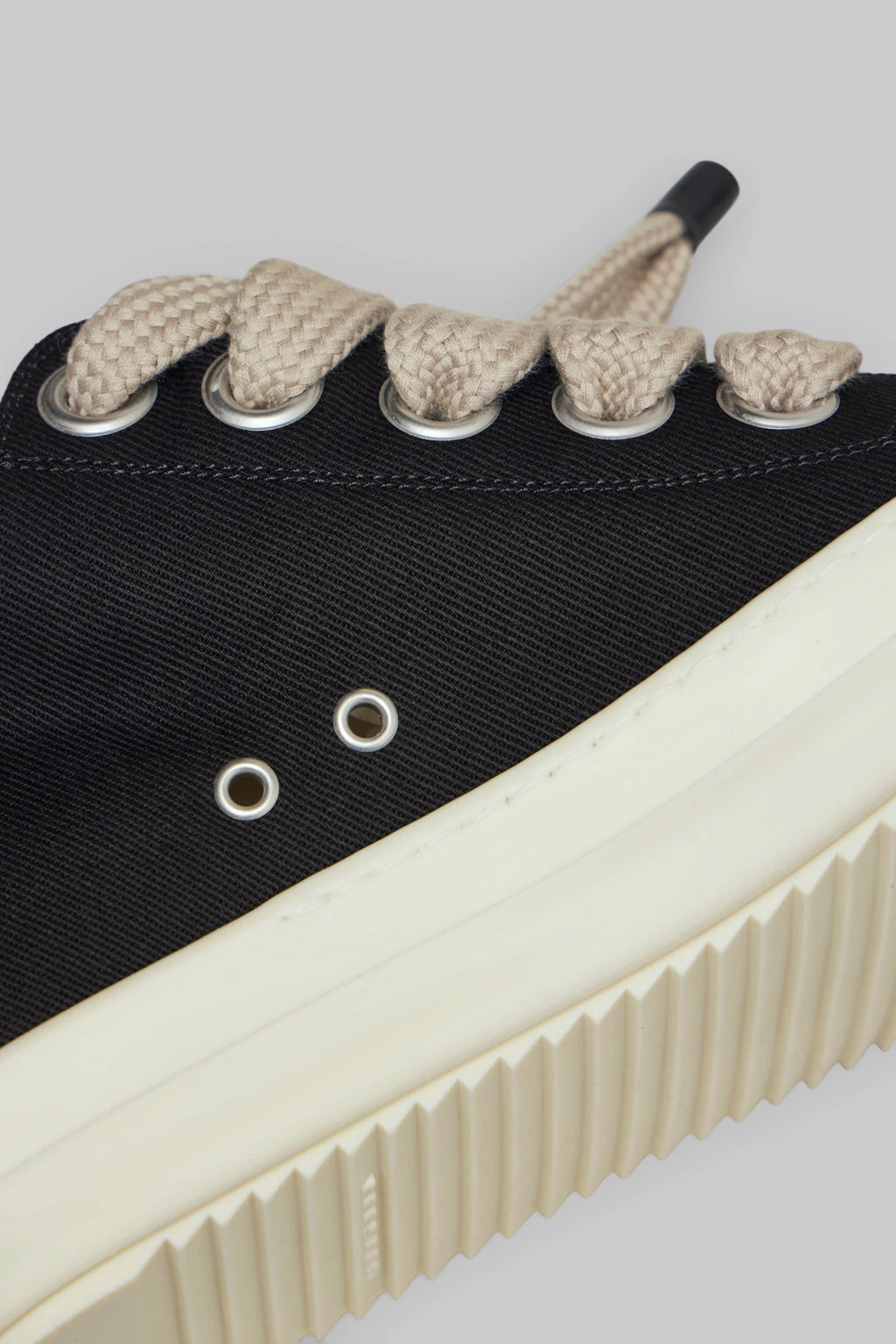 Rick Owens DRKSHDW - Scarpe In Denim - Jumbolace Low Sneaks - LABELS