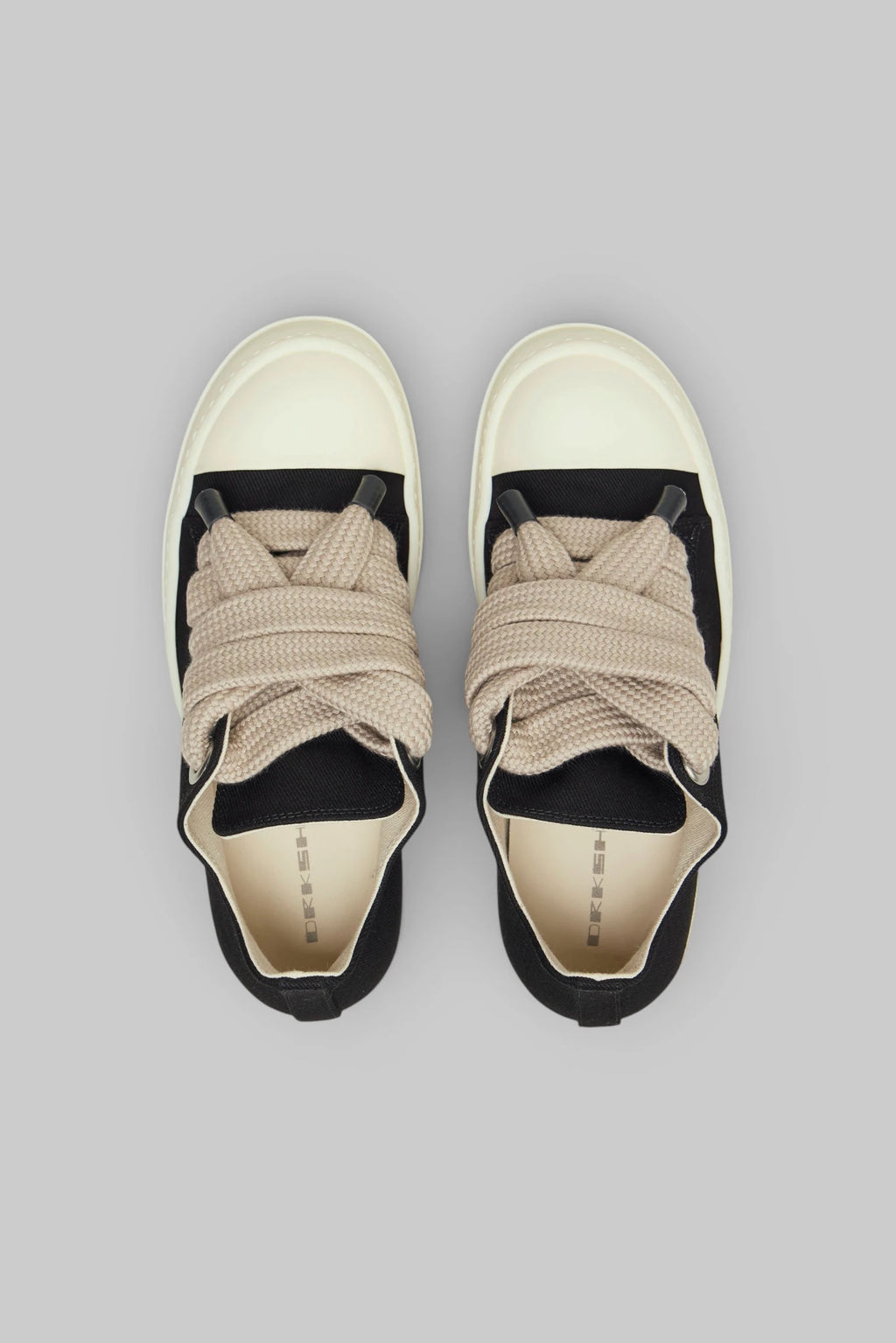 Rick Owens DRKSHDW - Scarpe In Denim - Jumbolace Low Sneaks - LABELS