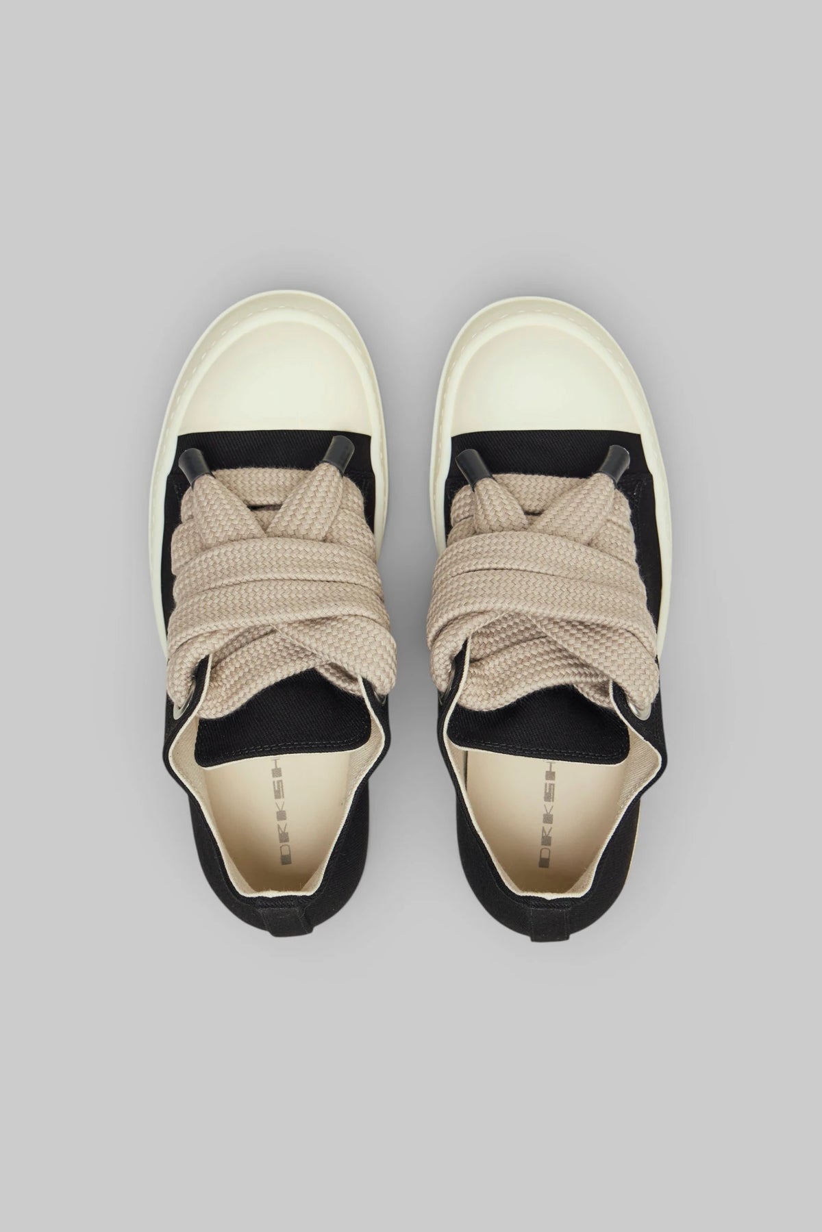 Rick Owens DRKSHDW - Scarpe In Denim - Jumbolace Low Sneaks - LABELS