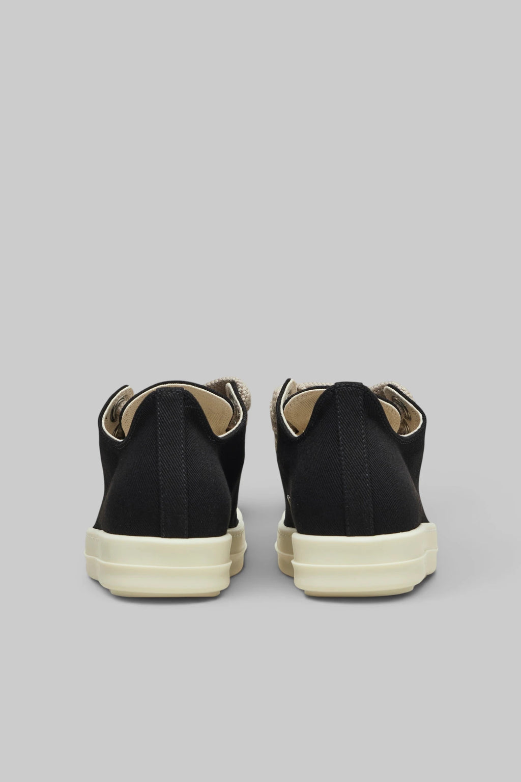 Rick Owens DRKSHDW - Scarpe In Denim - Jumbolace Low Sneaks - LABELS