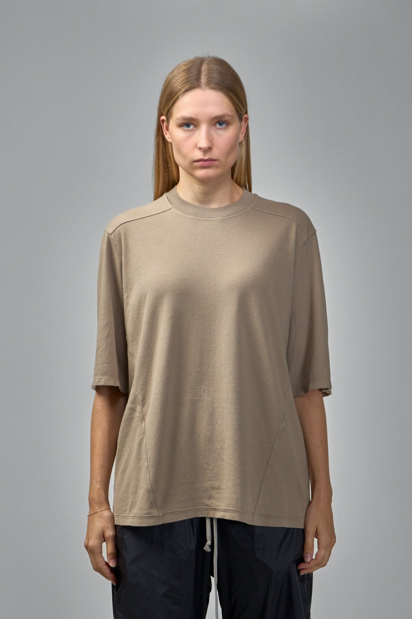 Rick Owens DRKSHDW - Short - Sleeve Draped - Hem Top - LABELS