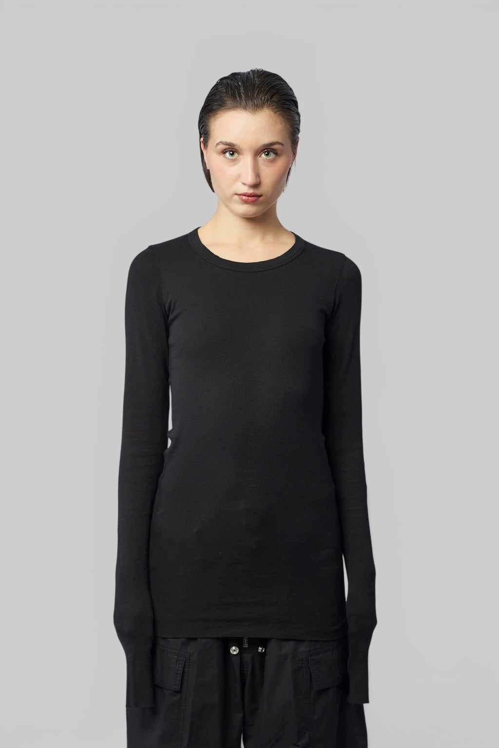 Rick Owens DRKSHDW - T-shirt - Basic LS T - LABELS