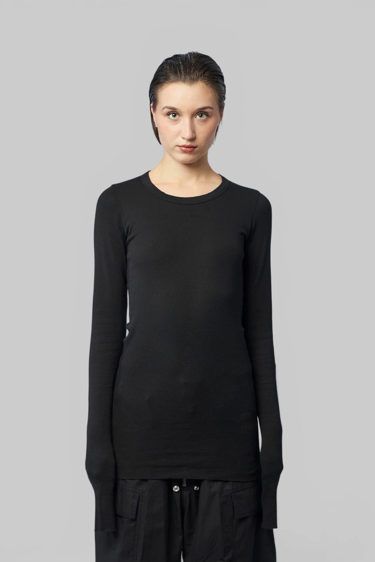 Rick Owens DRKSHDW - T-shirt - Basic LS T - LABELS