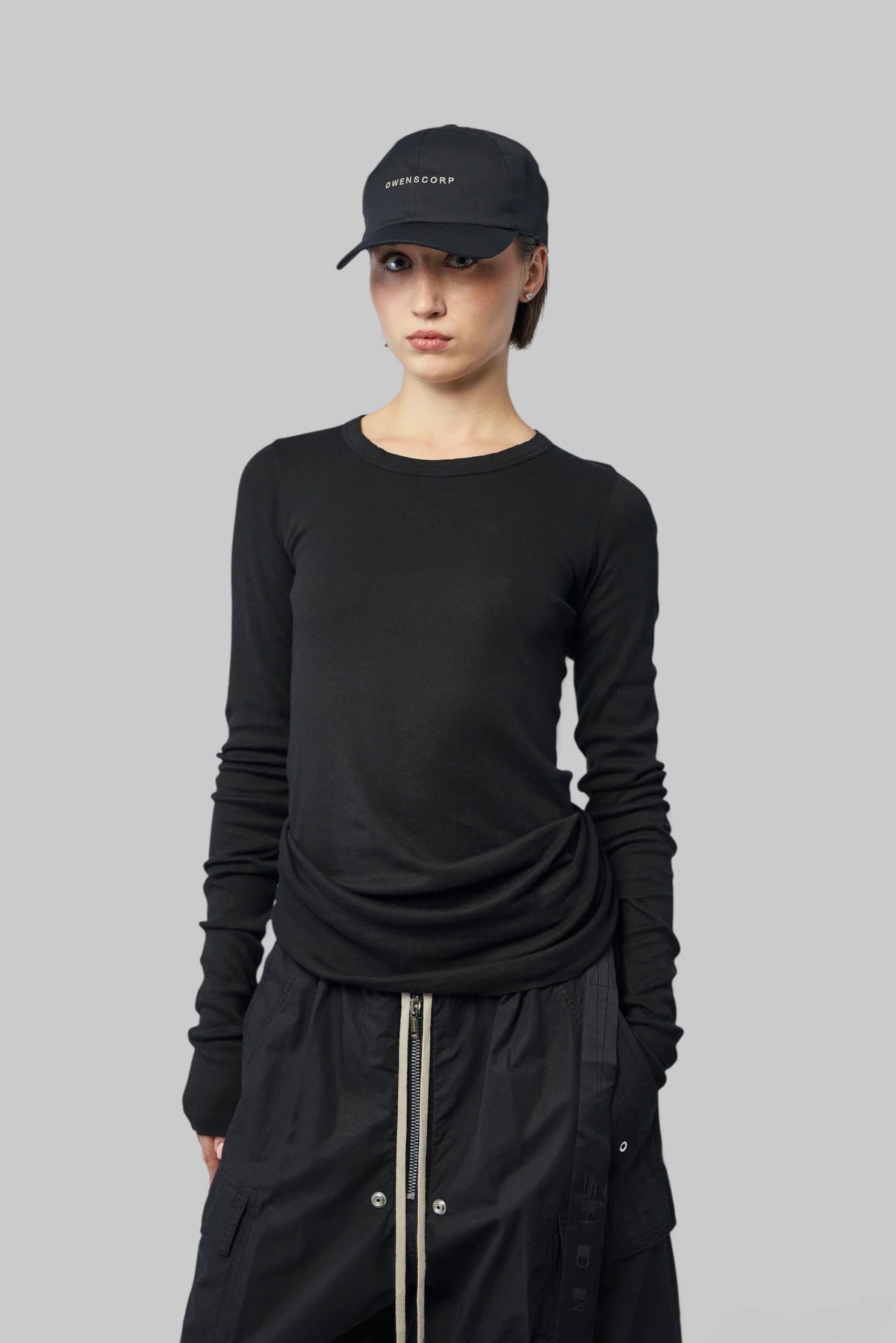Rick Owens DRKSHDW - T-shirt - Basic LS T - LABELS