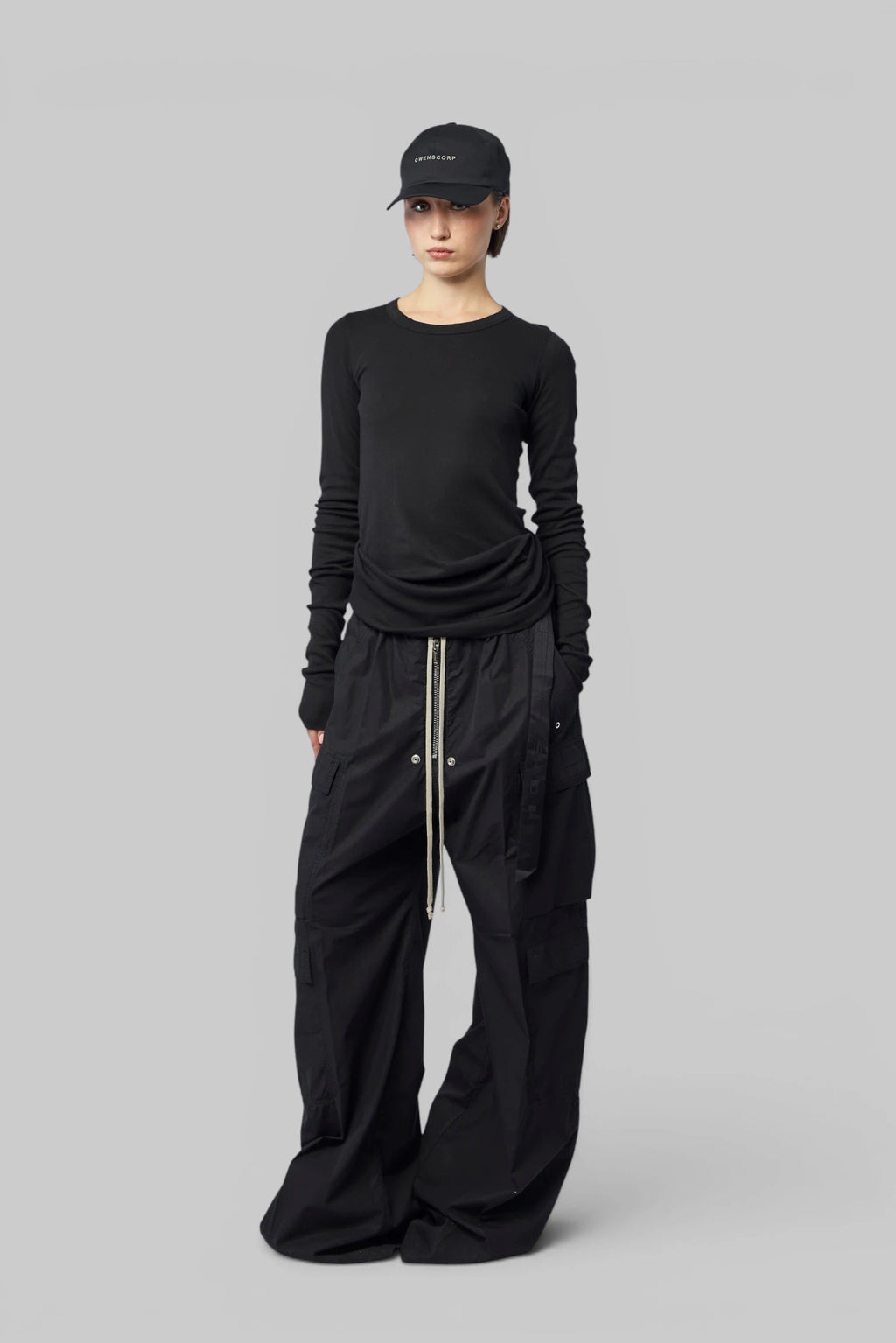 Rick Owens DRKSHDW - T-shirt - Basic LS T - LABELS