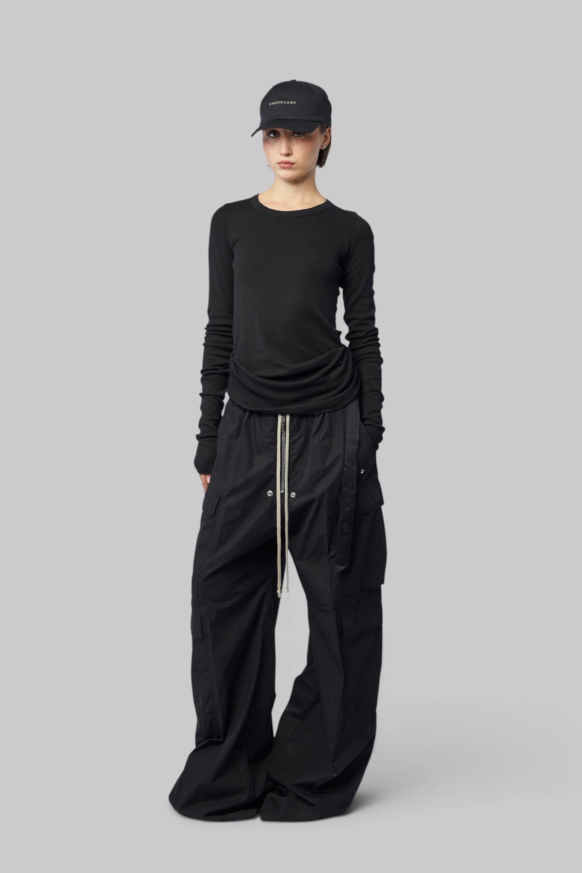 Rick Owens DRKSHDW - T-shirt - Basic LS T - LABELS