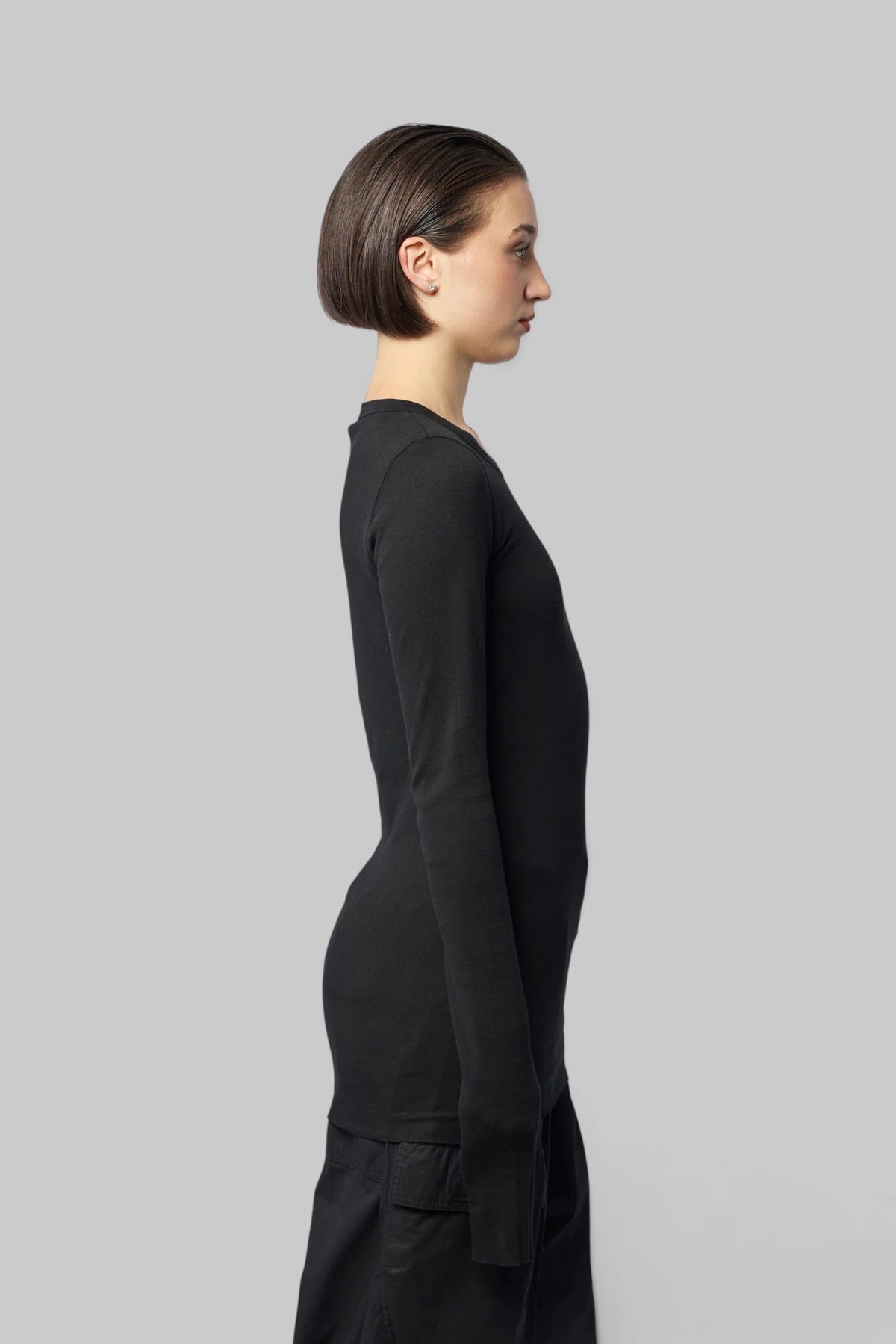 Rick Owens DRKSHDW - T-shirt - Basic LS T - LABELS