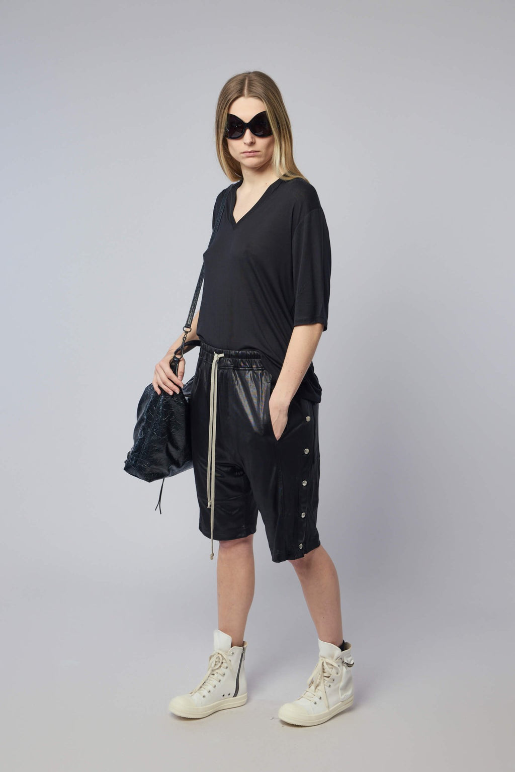 Rick Owens DRKSHDW - Wide Pusher Shorts - LABELS