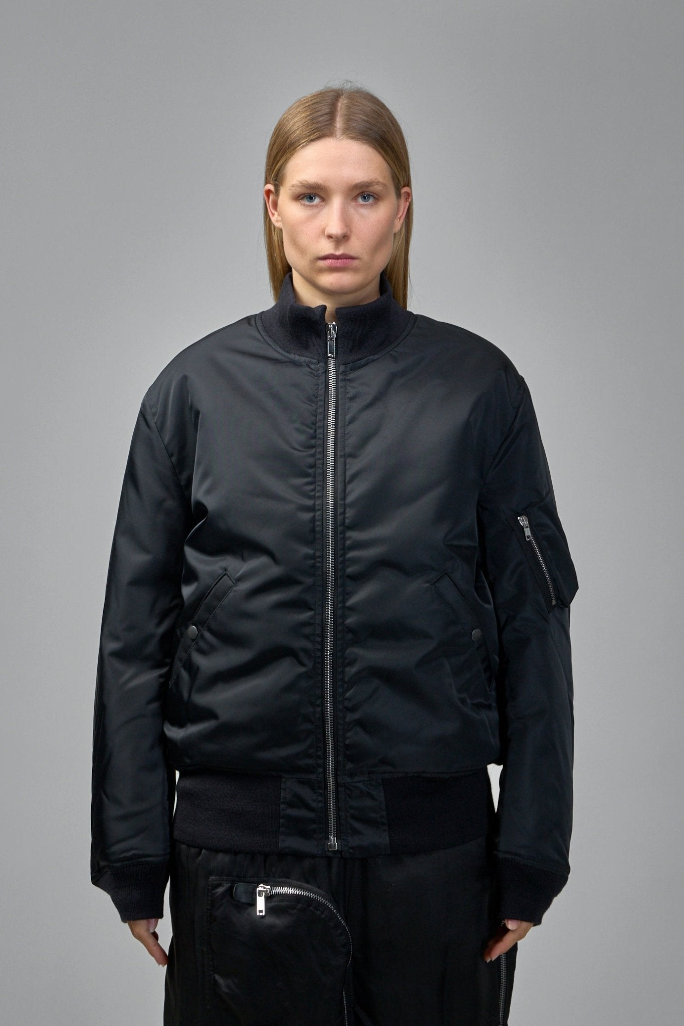 Rick Owens DRKSHDW - Woven Padded Bomber Tankers Flight - LABELS