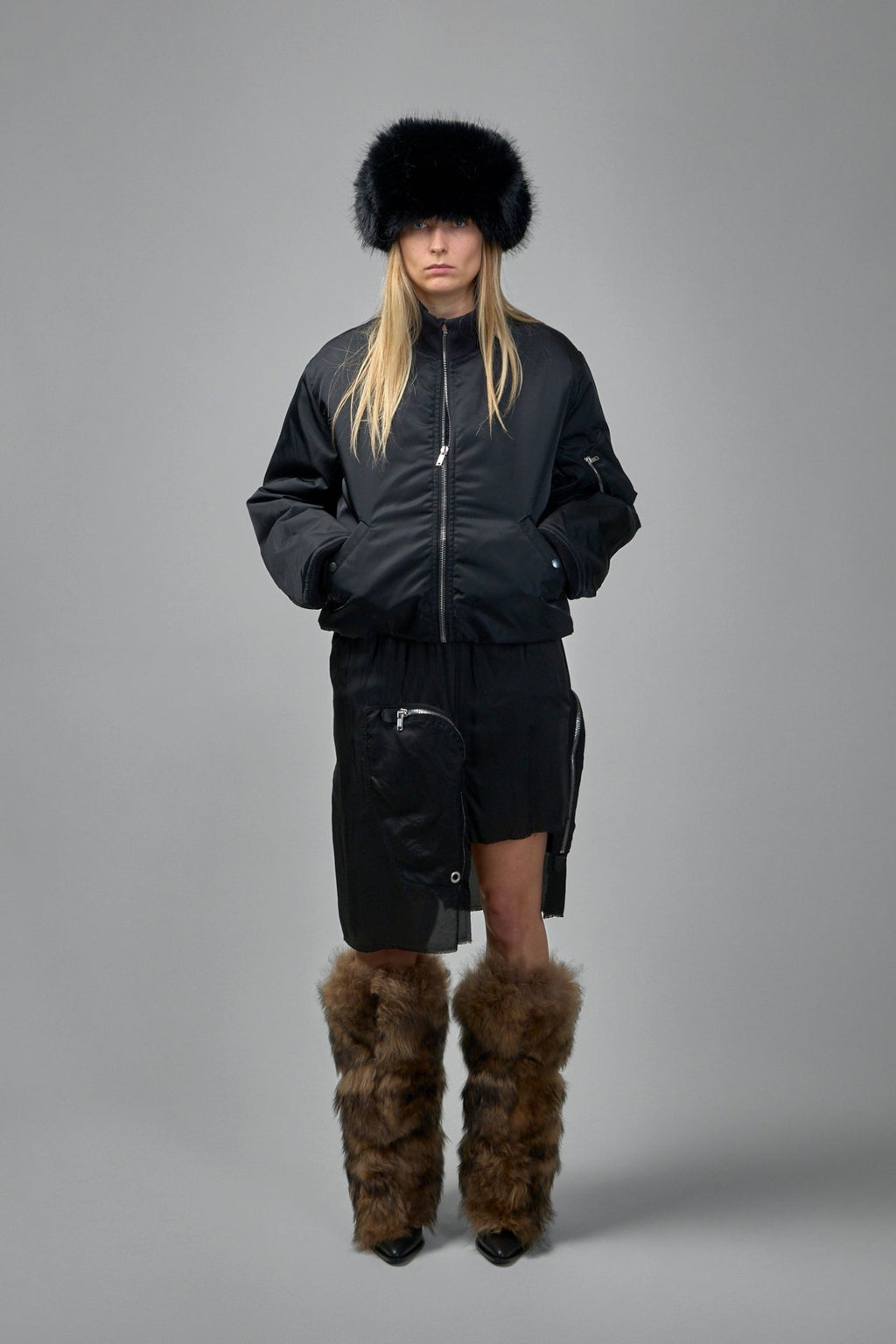 Rick Owens DRKSHDW - Woven Padded Bomber Tankers Flight - LABELS