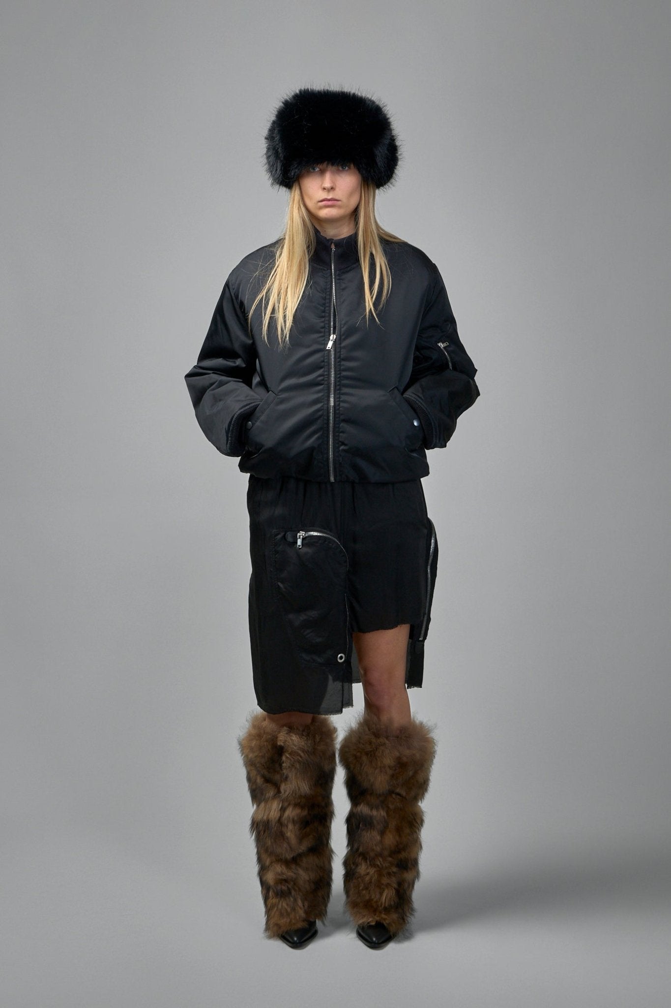 Rick Owens DRKSHDW - Woven Padded Bomber Tankers Flight - LABELS