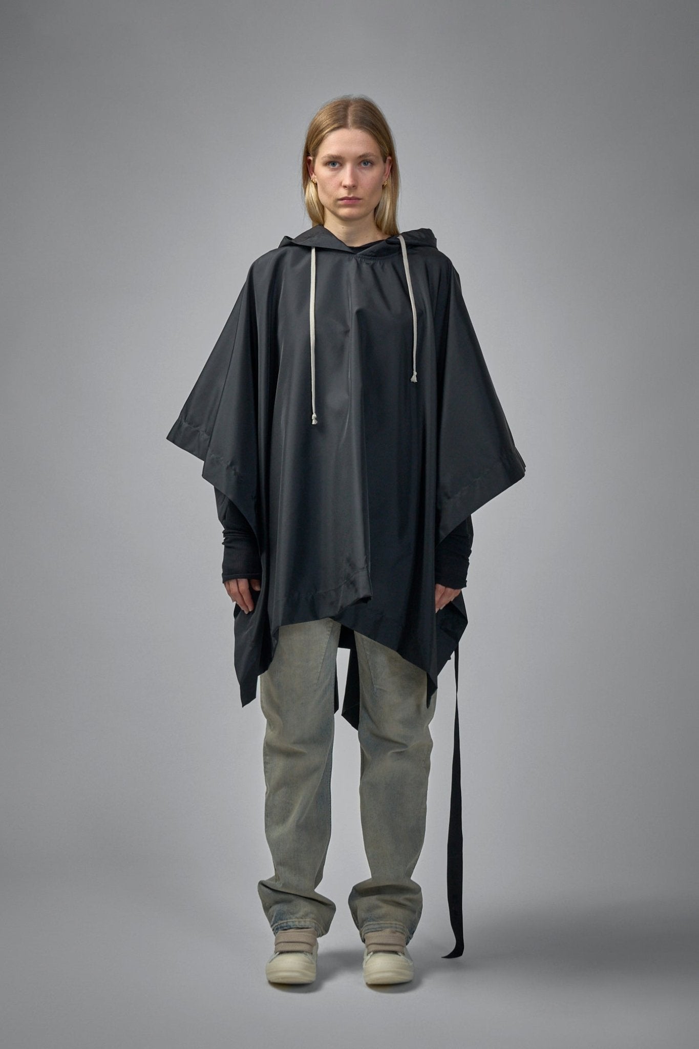 Rick Owens DRKSHDW - Woven Poncho Poncho - LABELS