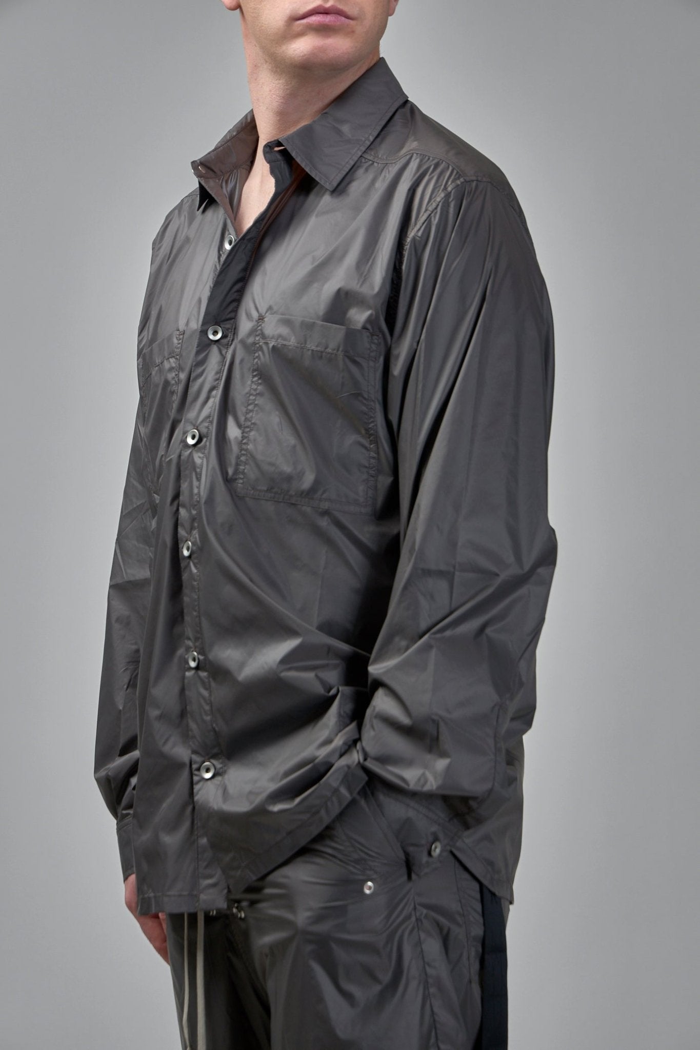 Rick Owens DRKSHDW - Woven Shirt Jumbo Outershirt - LABELS