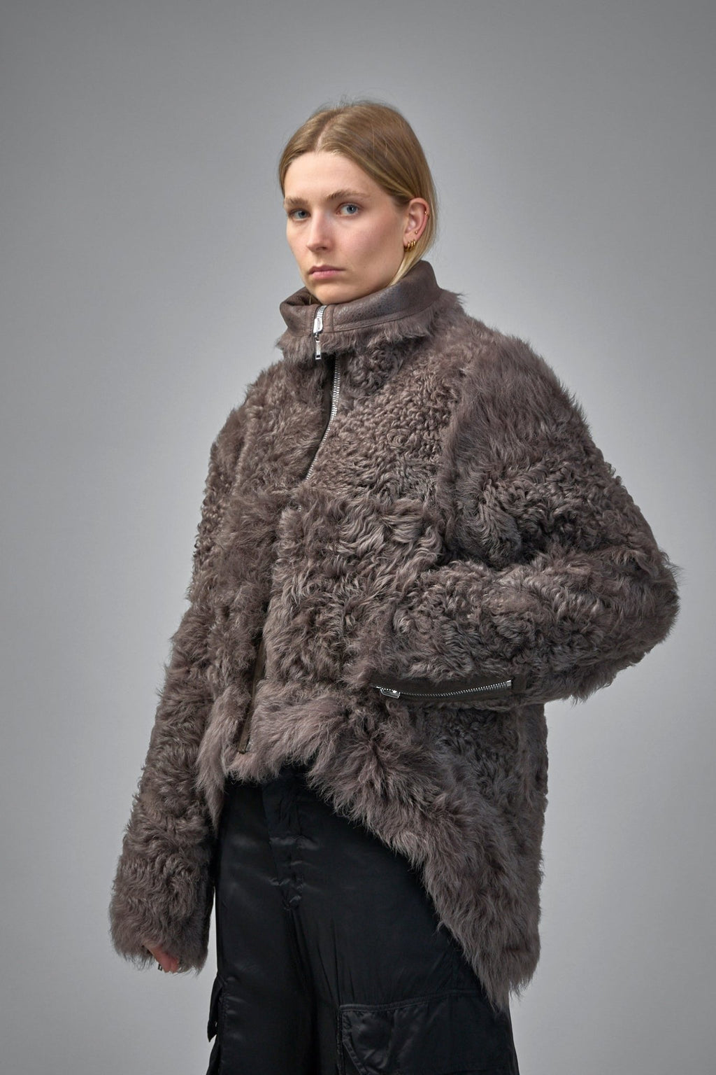 Rick Owens - Exploder Shearling Real Fur Jacket - LABELS