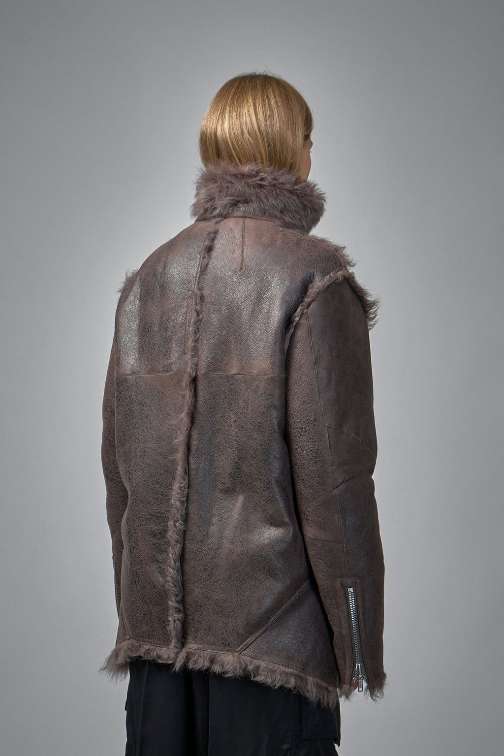 Rick Owens - Exploder Shearling Real Fur Jacket - LABELS