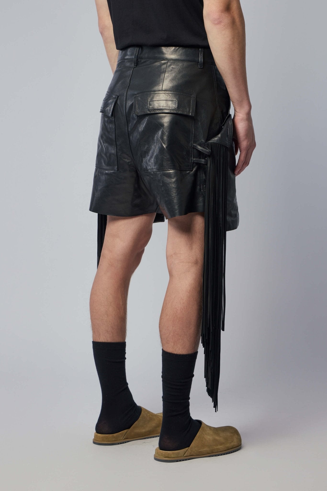 Rick Owens - Fringed Shorts - LABELS