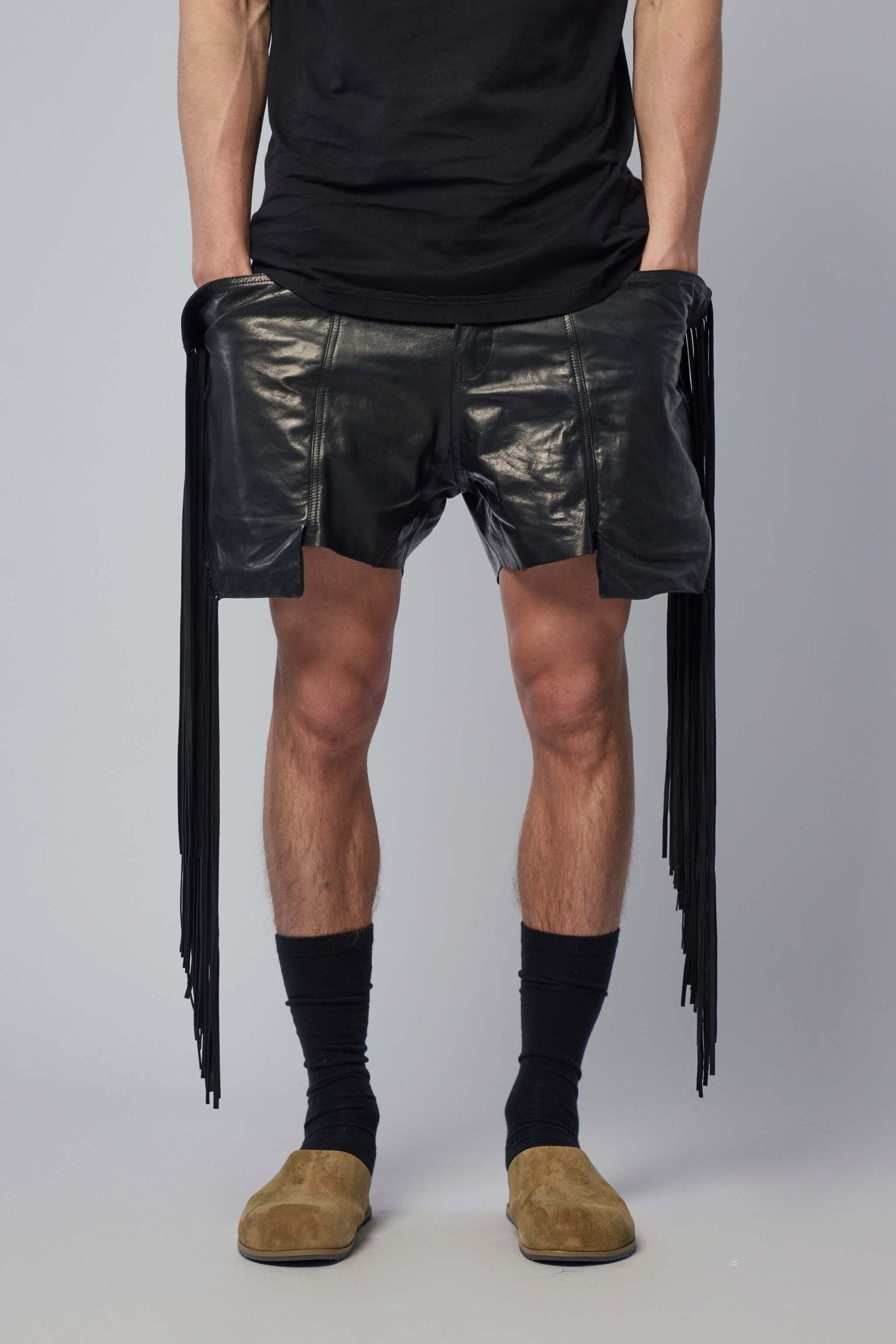 Rick Owens - Fringed Shorts - LABELS