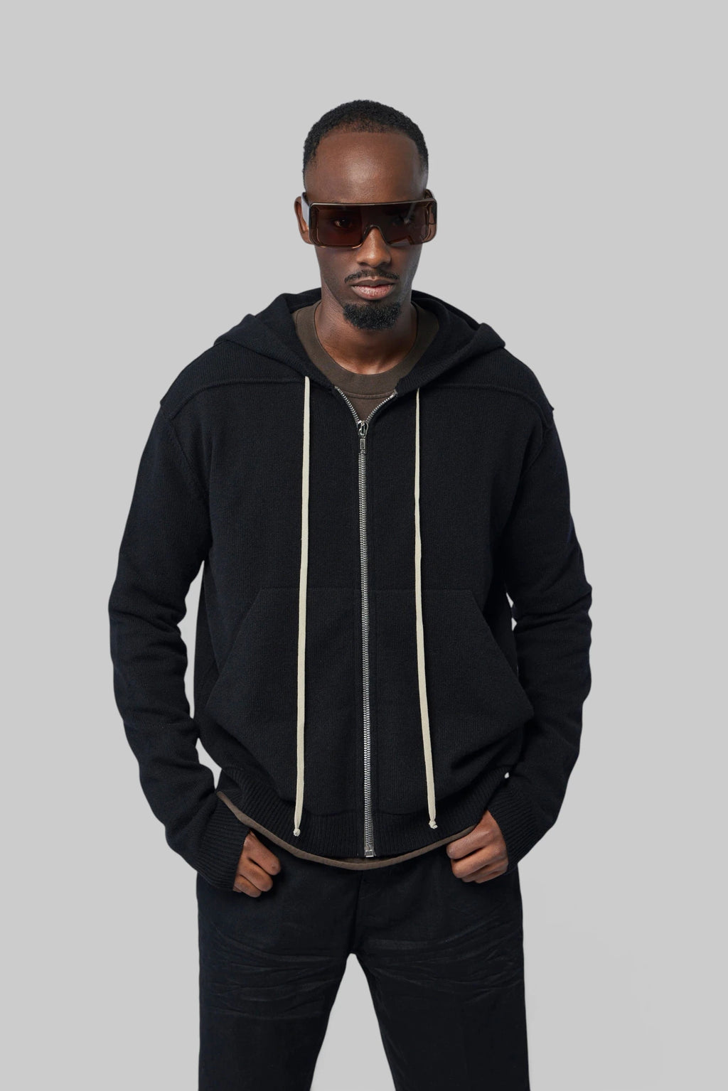 Rick Owens - Giacca In Maglia - Zipped Hoodie - LABELS